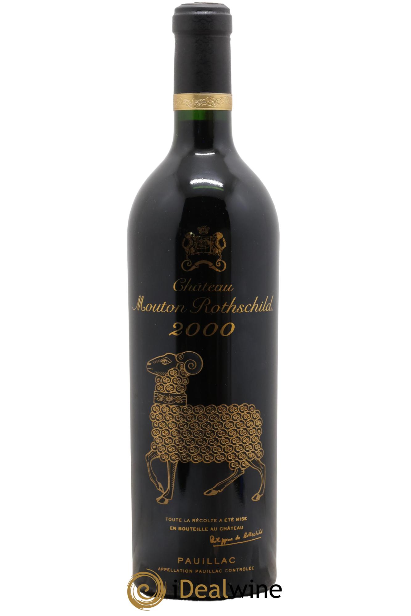 Château Mouton Rothschild 1er Grand Cru Classé 2000 - Posten von 1 Flasche - 0