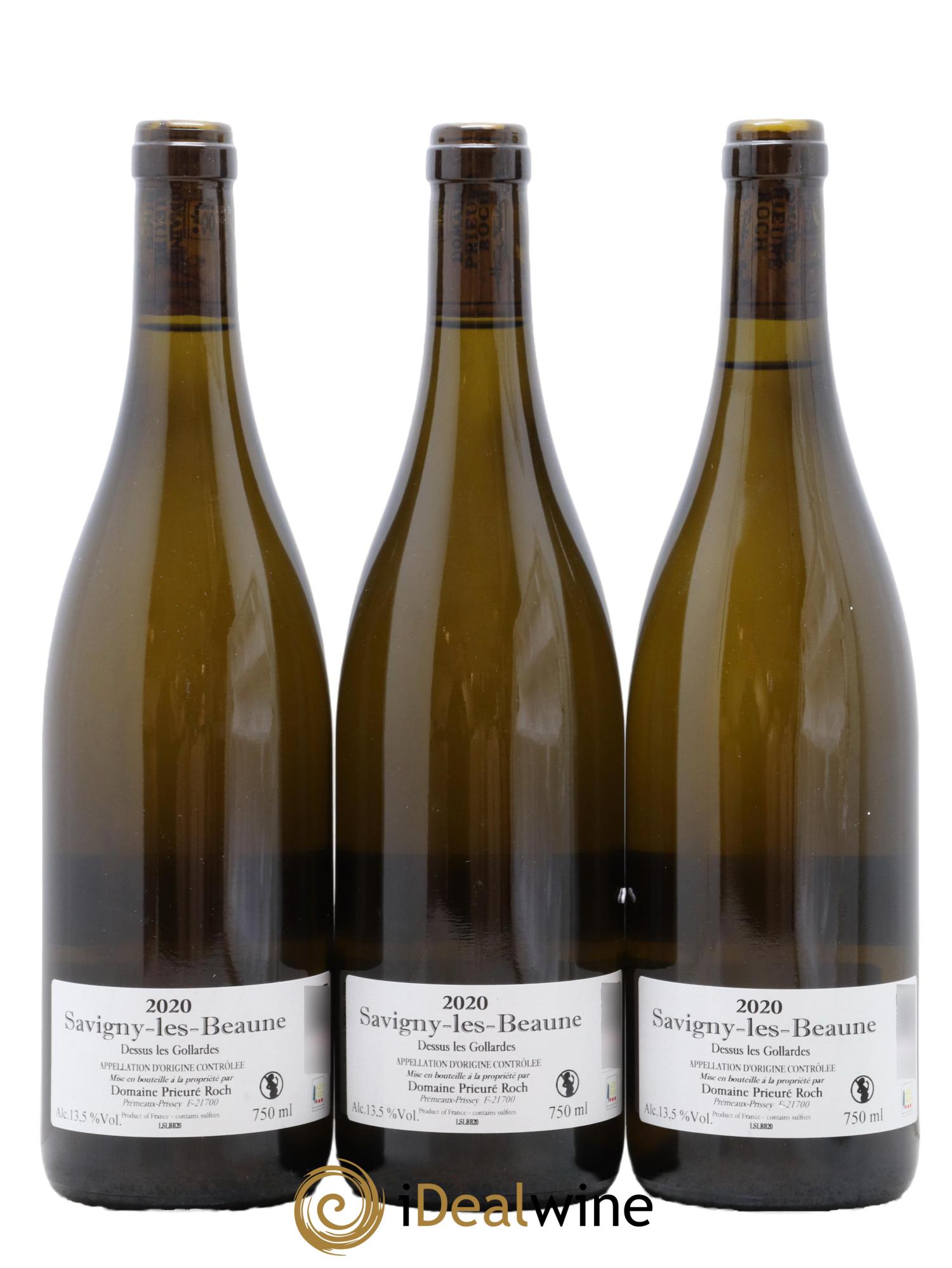 Savigny-lès-Beaune Dessus Les Gollardes Prieuré Roch Dessus Les Gollardes Prieure Roch 2020 - Lot de 3 bouteilles - 1