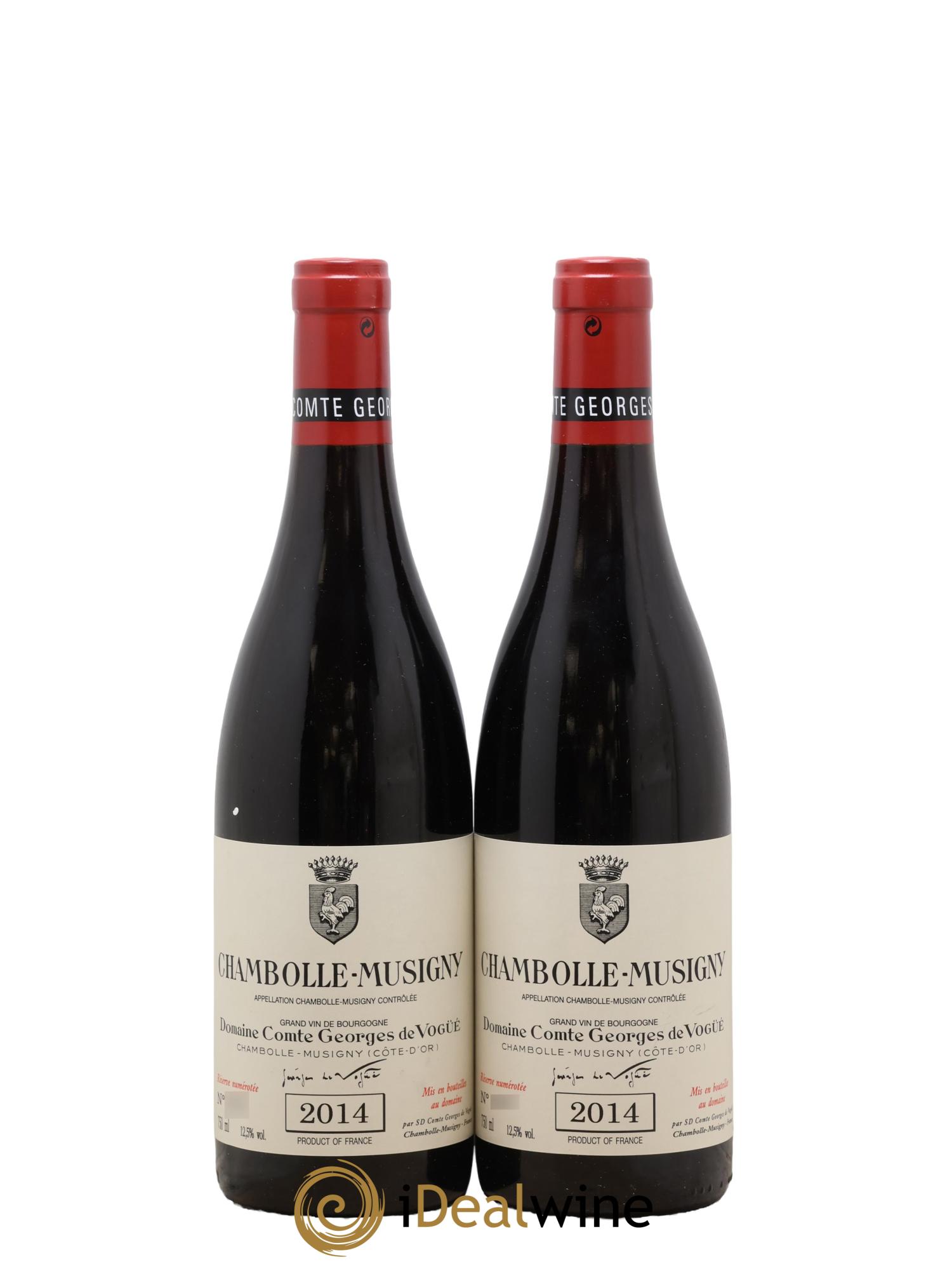 Chambolle-Musigny Comte Georges de Vogüé 2014 - Lot de 2 bouteilles - 0