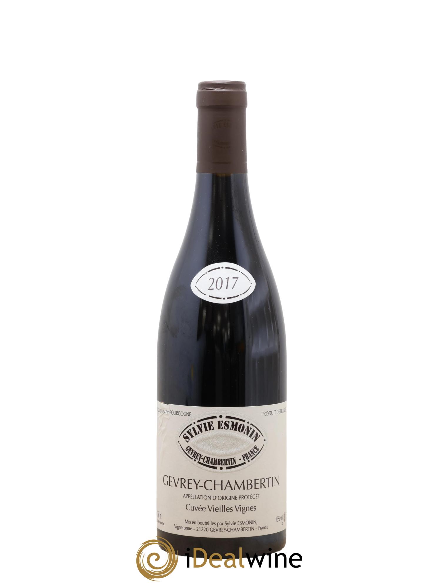 Gevrey-Chambertin Vieilles Vignes Sylvie Esmonin 2017 - Lot de 1 bouteille - 0