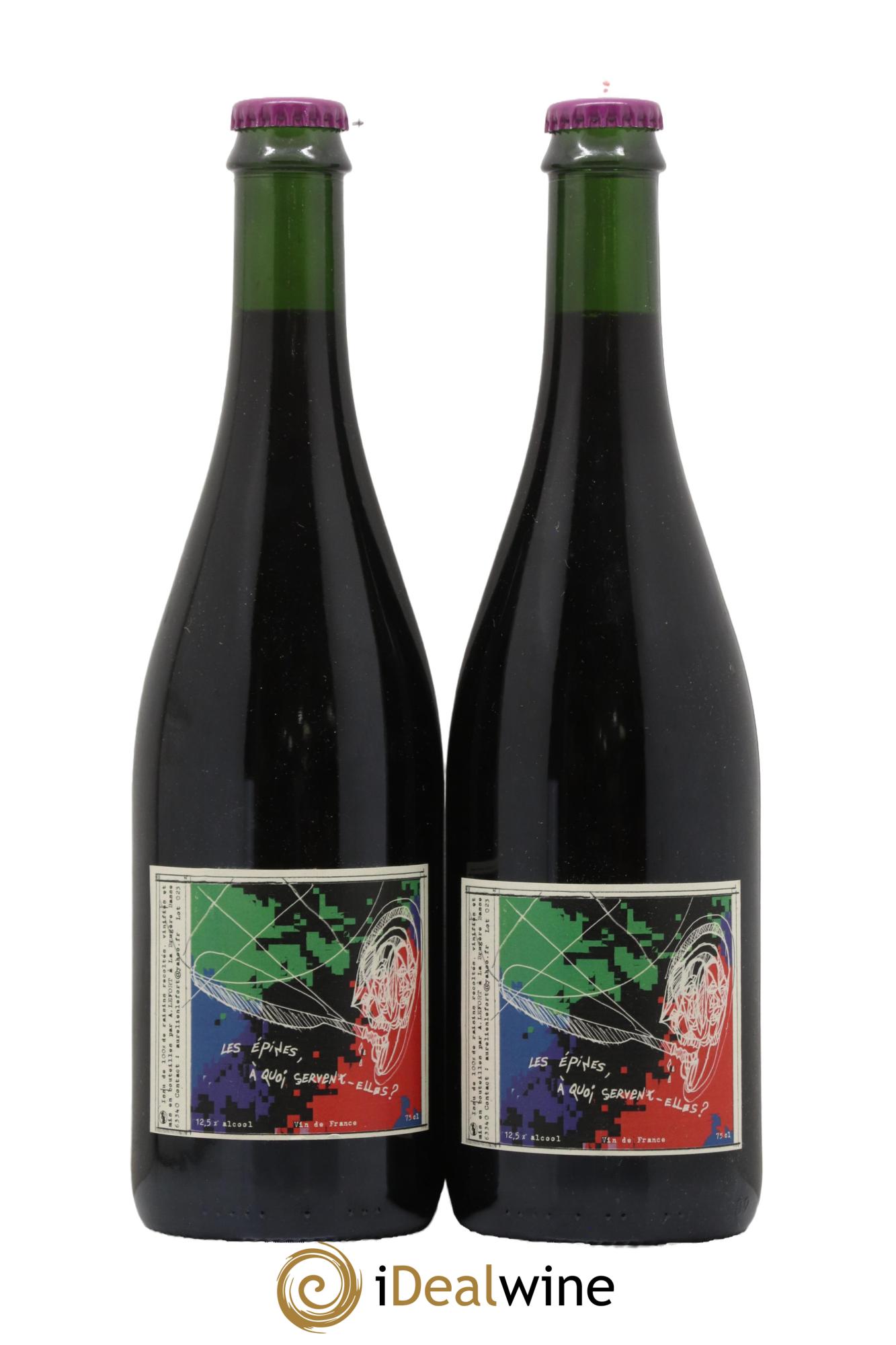 Vin de France Les Epines A quoi Servent-Elles Aurélien Lefort 2023 - Lot de 2 bouteilles - 0