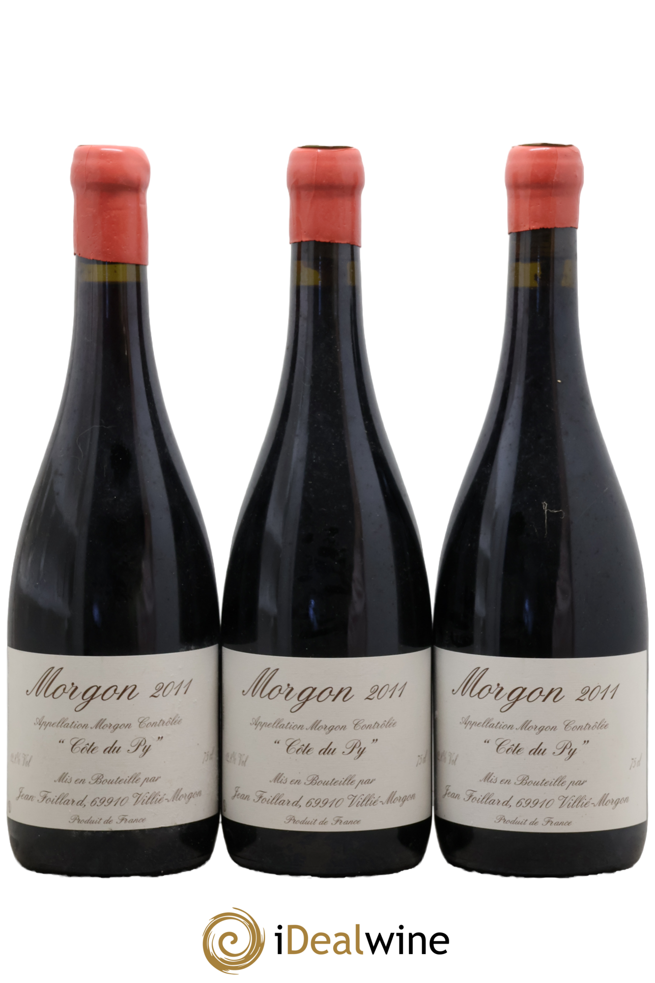 Morgon Côte du Py Jean Foillard 2011 - Lot de 3 bouteilles - 0