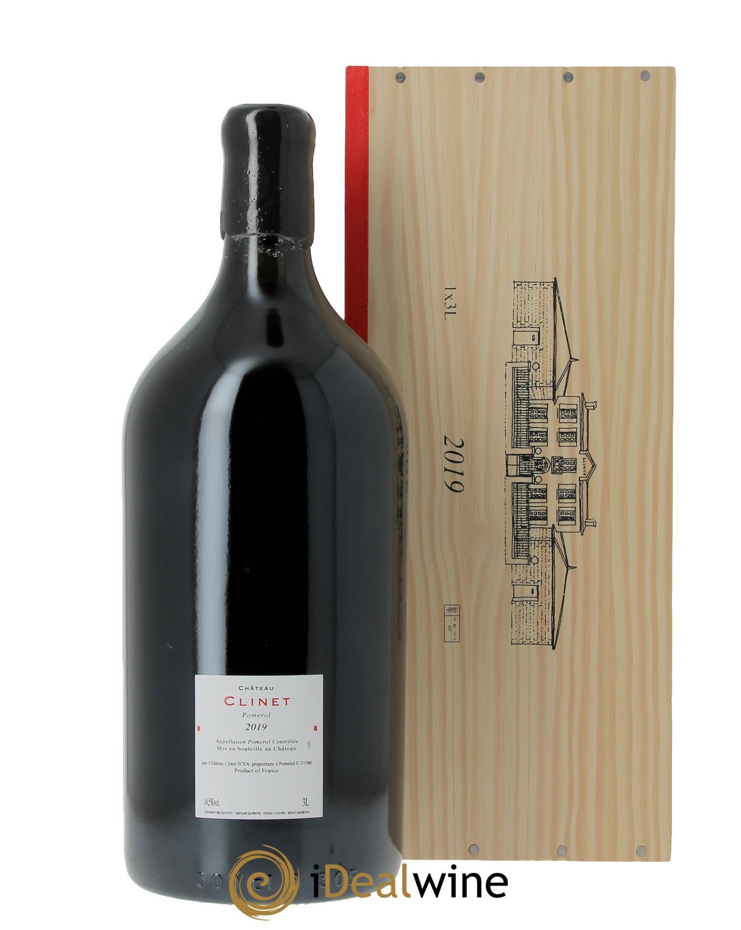Château Clinet  2019 - Lot of 1 double magnum - 1