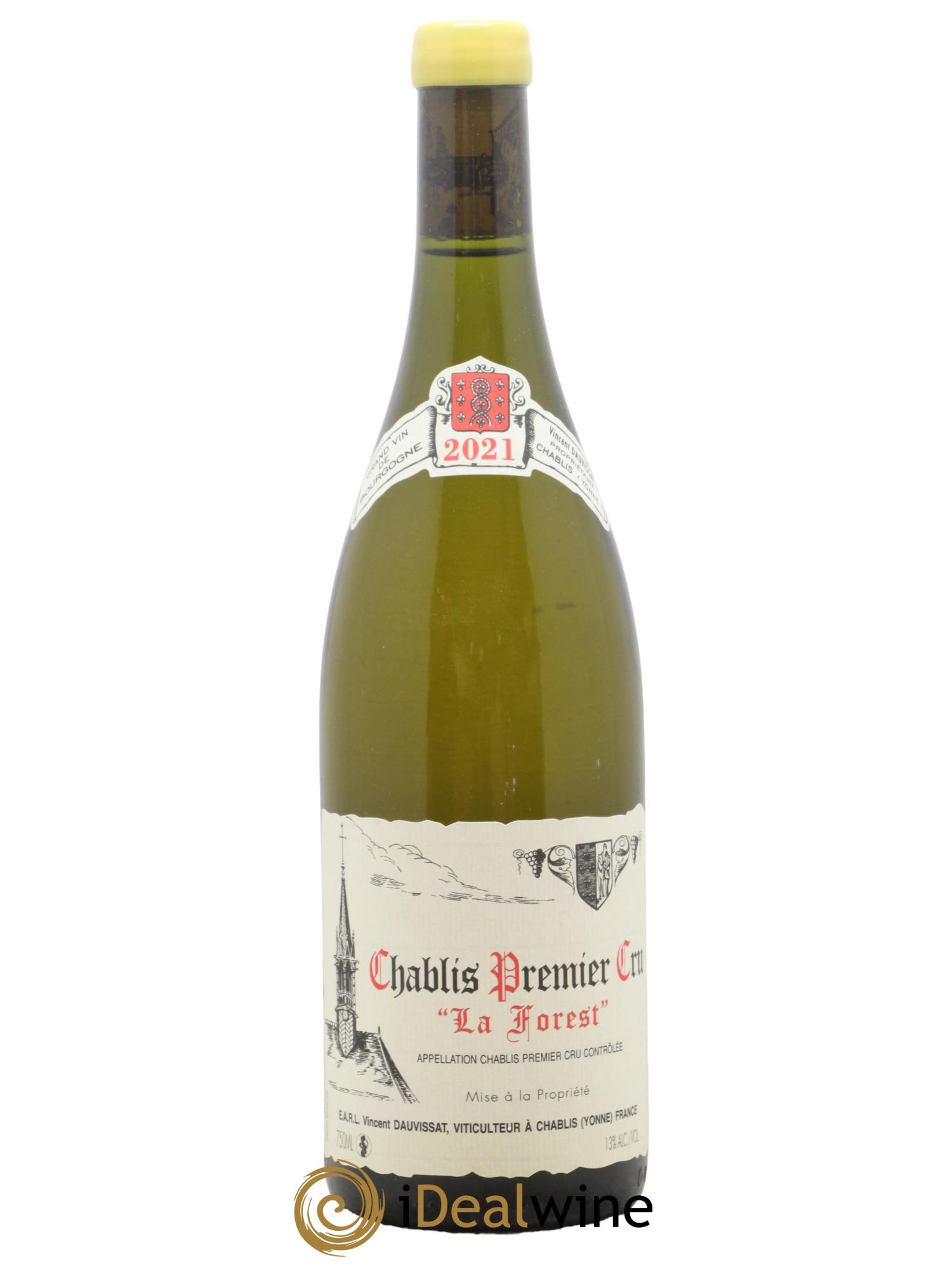Chablis 1er Cru La Forest Vincent Dauvissat (Domaine) 2021 - Lot de 1 bouteille - 0
