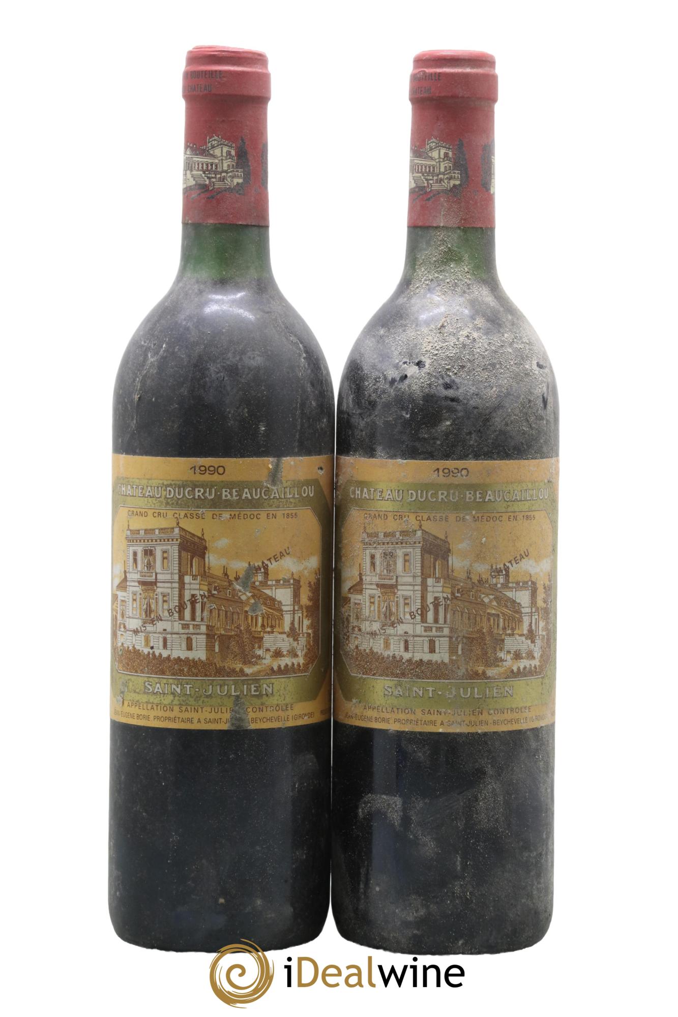 Château Ducru Beaucaillou 2ème Grand Cru Classé 1990 - Lotto di 2 bottiglie - 0