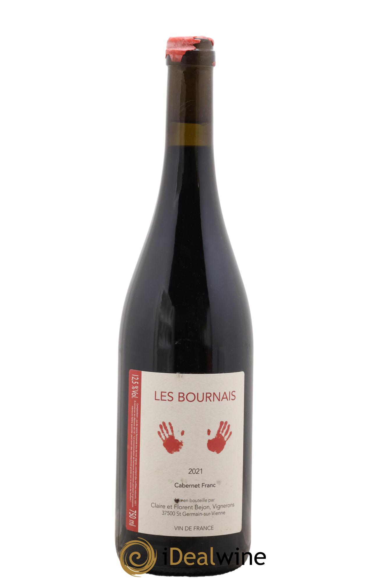 Vin de France Les Bournais Bejon 2021 - Lot de 1 bouteille - 0