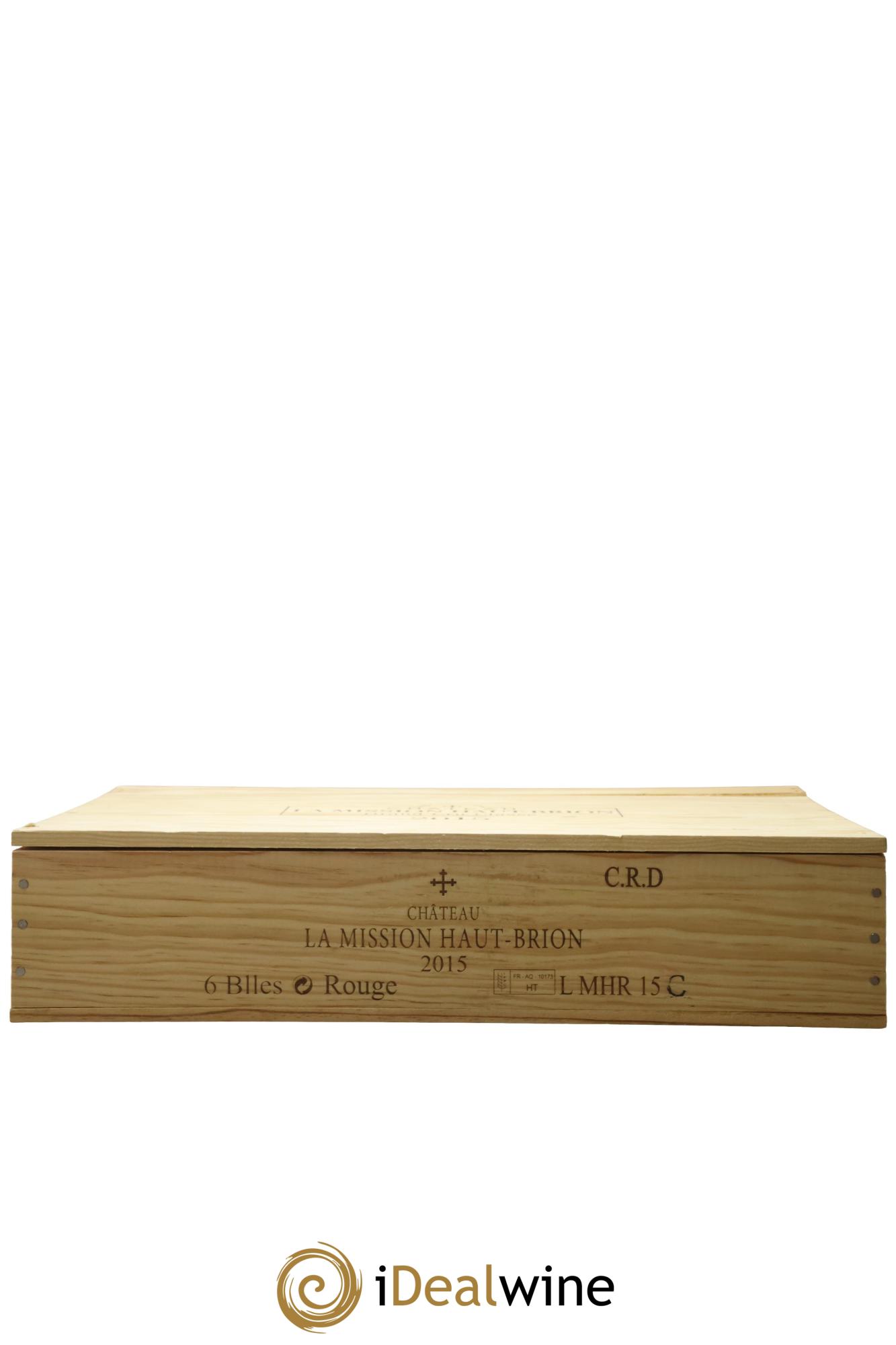 Château la Mission Haut-Brion Cru Classé de Graves 2015 - Lot de 6 bouteilles - 6