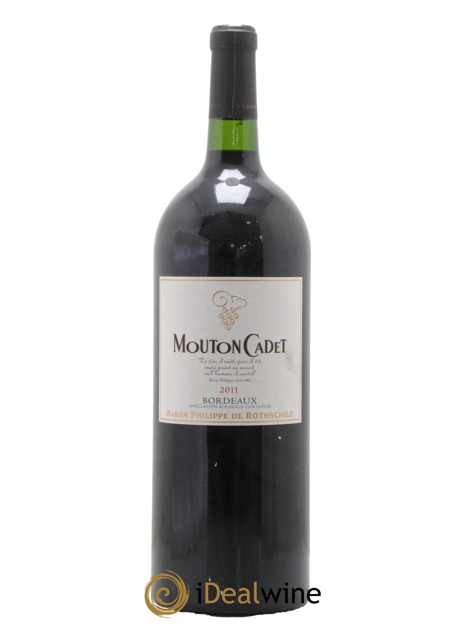 Château Mouton Cadet 2011 - Lot de 1 magnum - 0