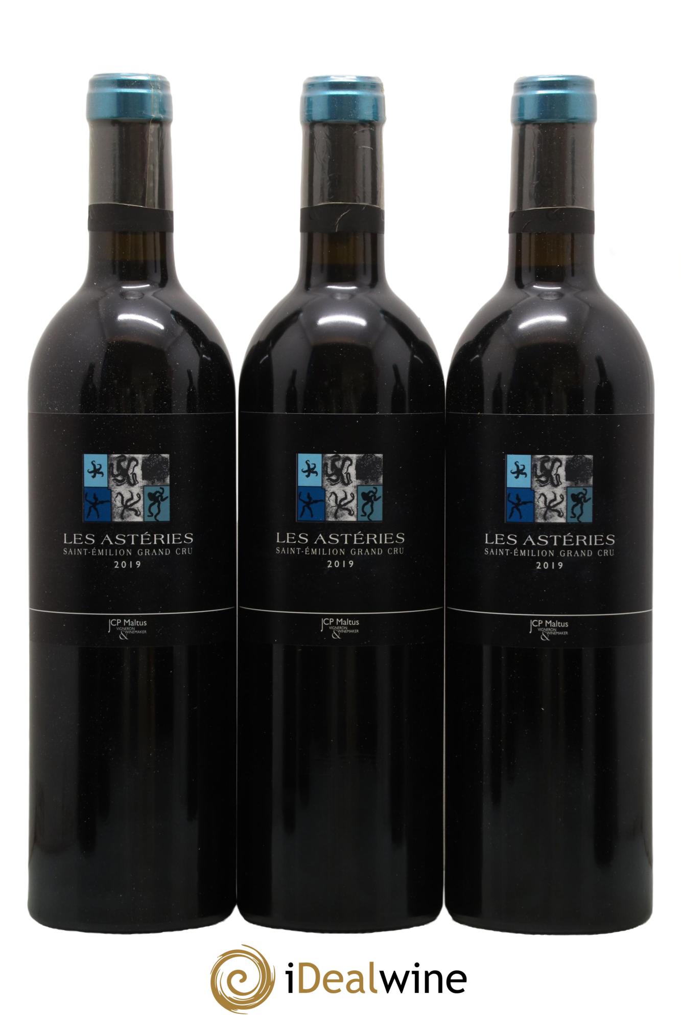 Saint-Émilion Grand Cru Les Asteries Maltus 2019 - Lotto di 6 bottiglie - 1