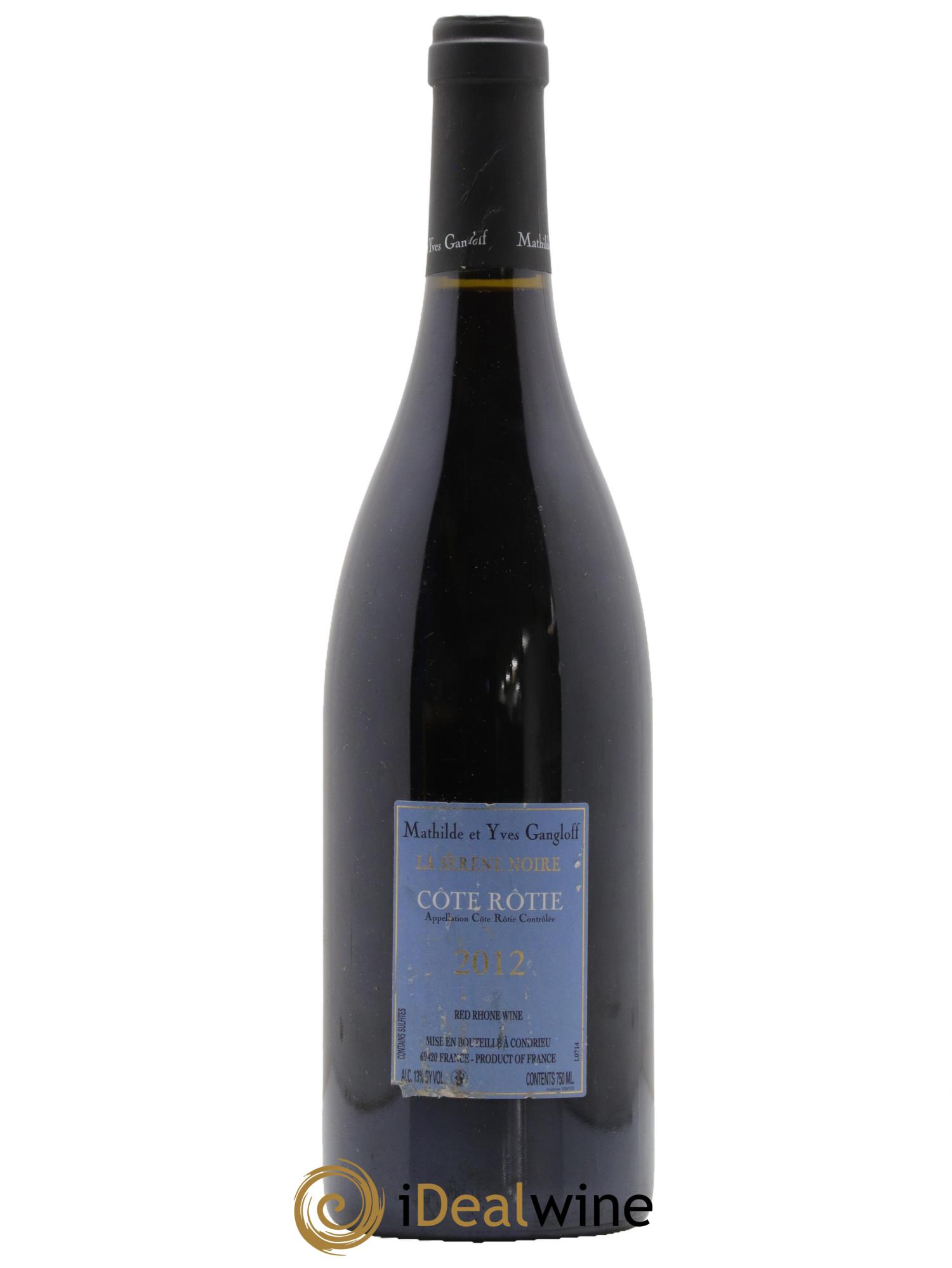 Côte-Rôtie La Sereine Noire Gangloff (Domaine) 2012 - Lot de 1 bouteille - 1