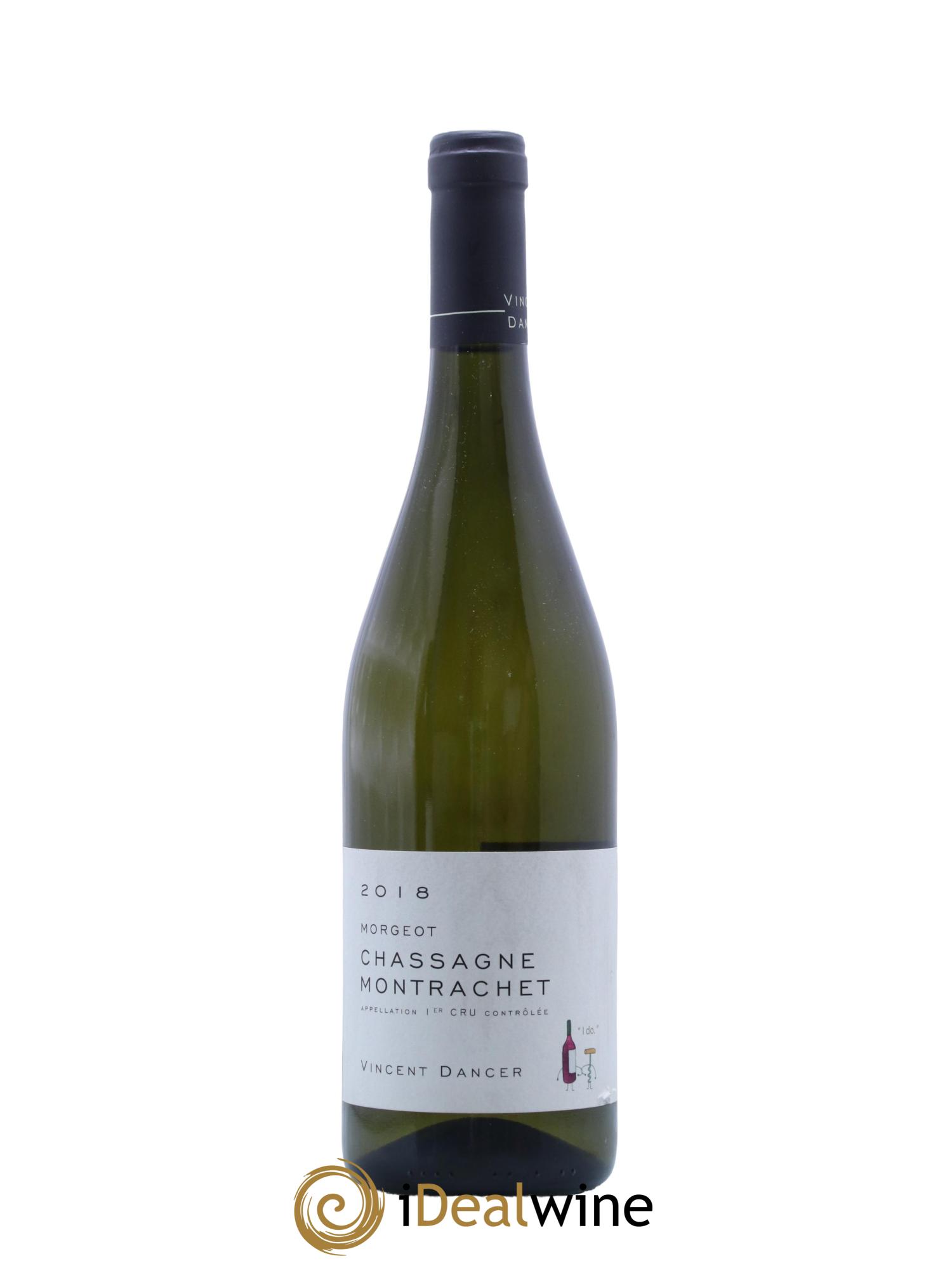Chassagne-Montrachet 1er Cru Morgeot Vincent Dancer 2018 - Lot de 1 bouteille - 0