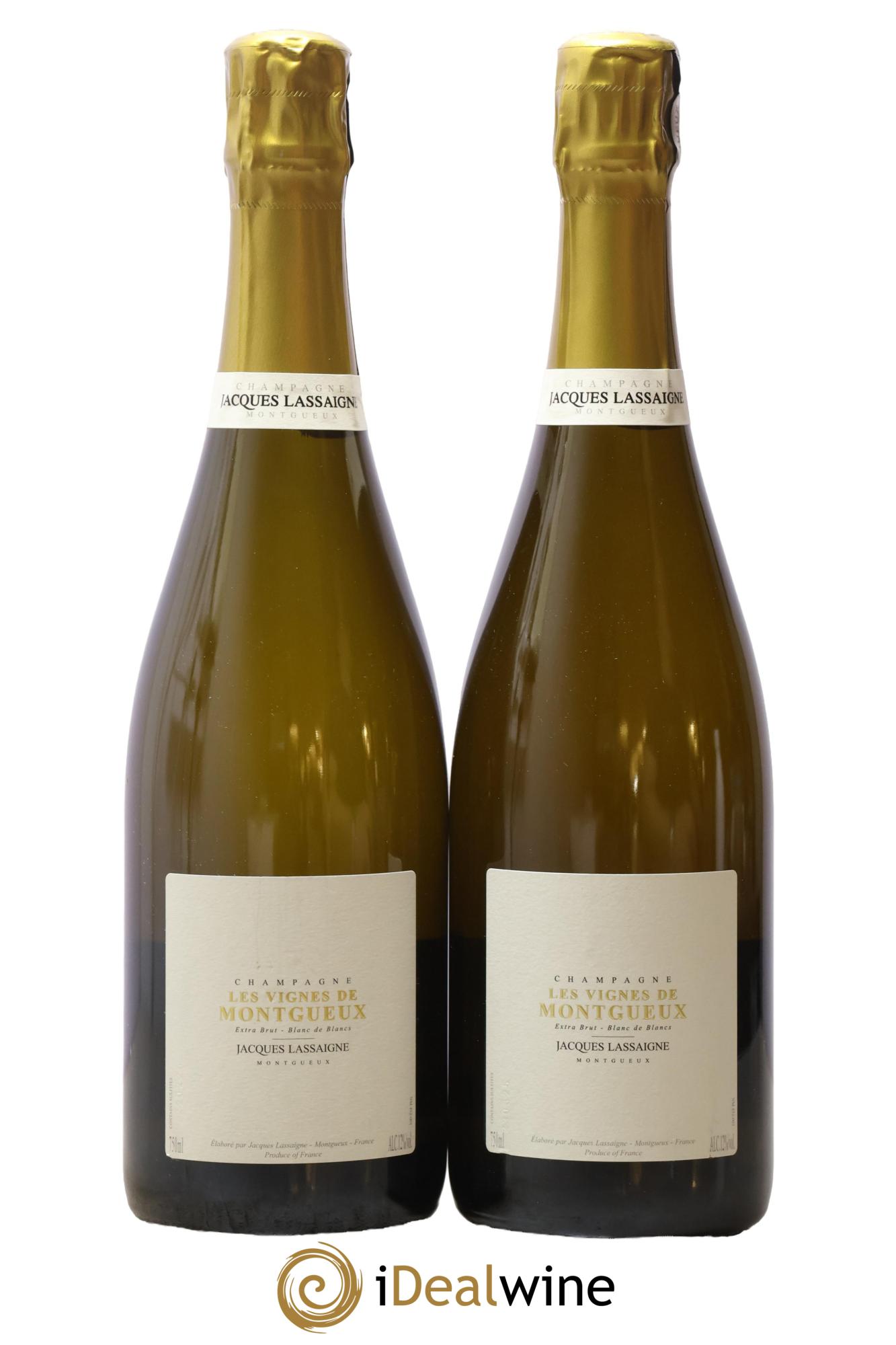 Les Vignes de Montgueux Blanc de Blancs Extra-Brut Jacques Lassaigne - Lot de 2 bouteilles - 0