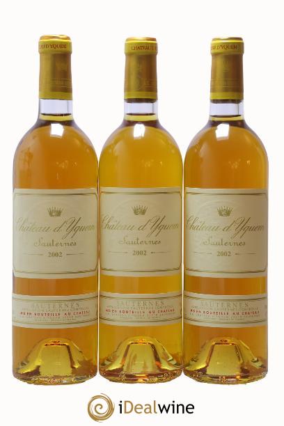 Château d' Yquem 1er Cru Classé Supérieur 2002 - Lot de 6 bouteilles - 1