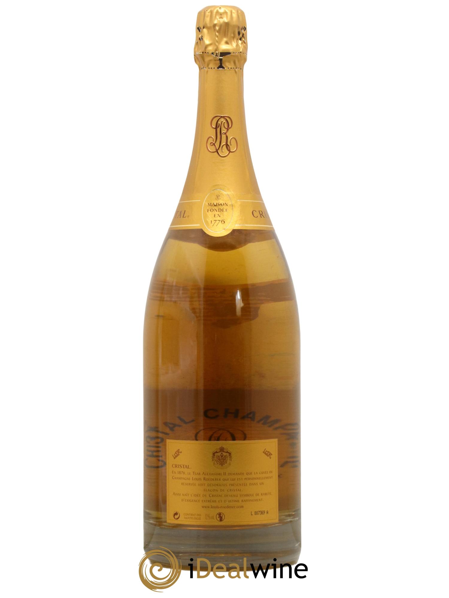Cristal Louis Roederer 2002 - Lot de 1 magnum - 1