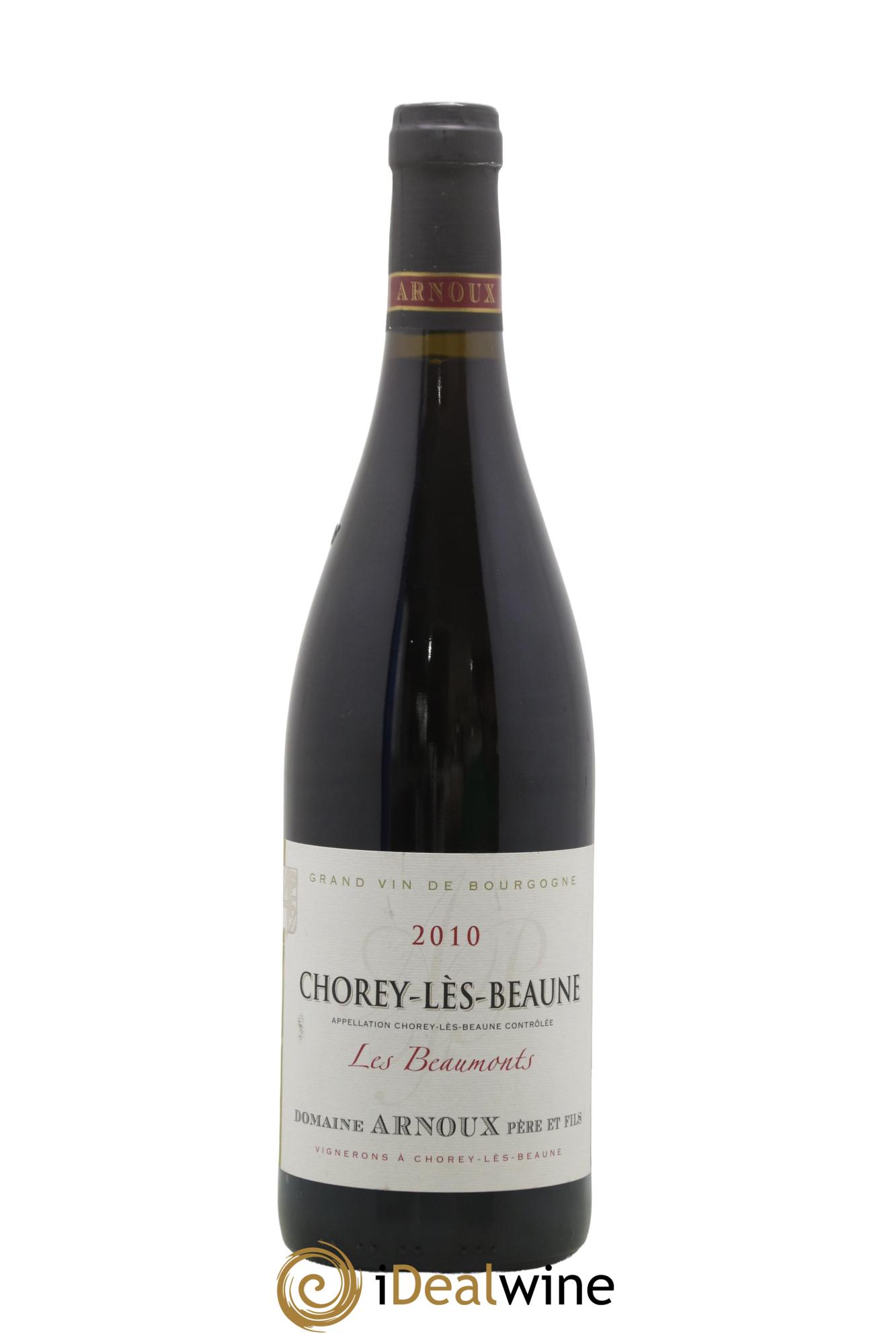 Chorey-lès-Beaune Les Beaumont Domaine Arnoux 2010 - Lot de 1 bouteille - 0
