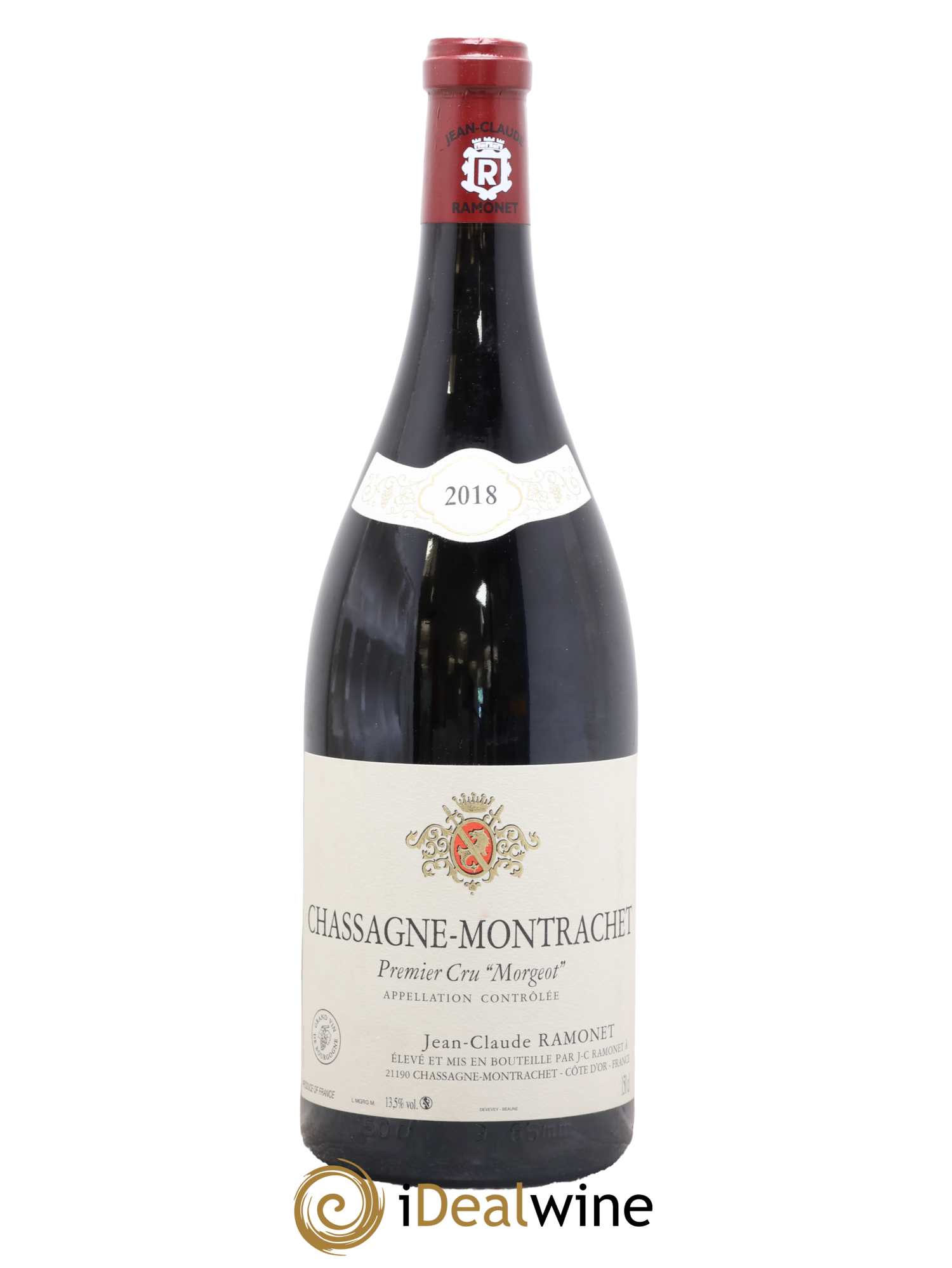 Chassagne-Montrachet 1er Cru Morgeot Ramonet (Domaine) 2018 - Lot of 1 magnum - 0
