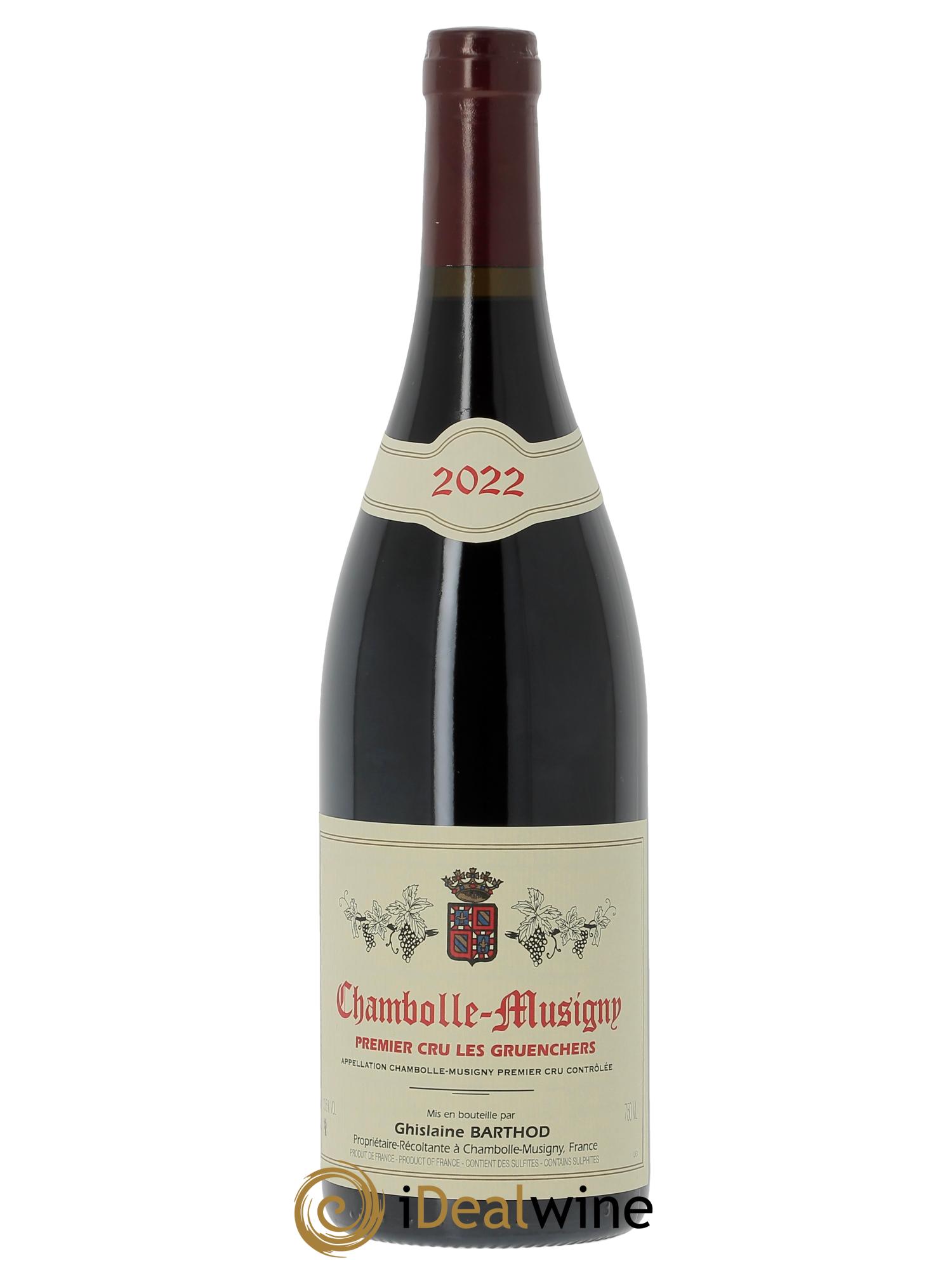 Chambolle-Musigny 1er Cru Les Gruenchers Ghislaine Barthod 2022 - Posten von 1 Flasche - 0