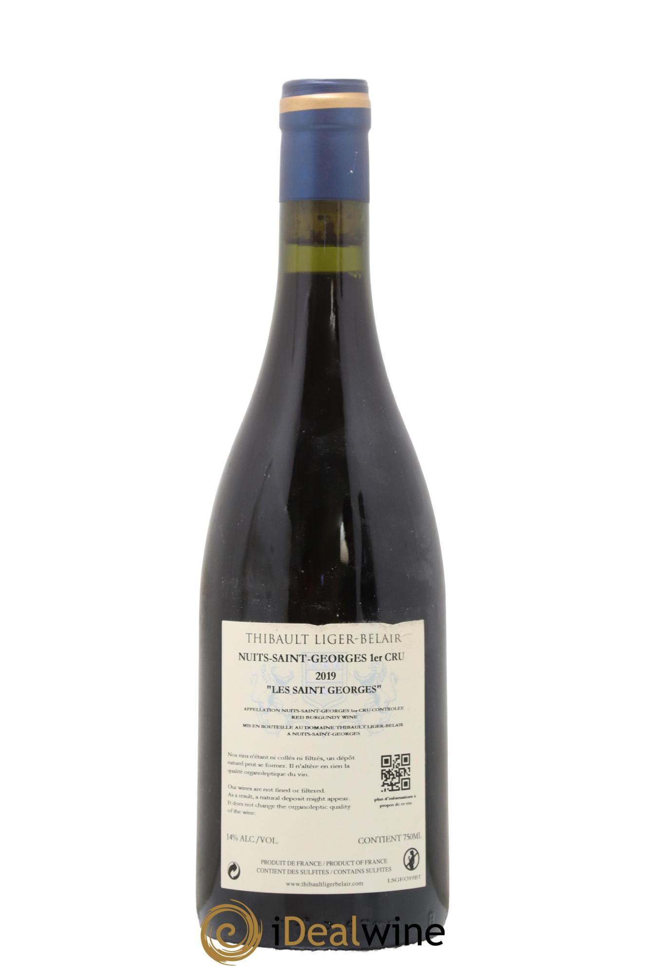 Nuits-Saint-Georges 1er Cru Les Saint-Georges Thibault Liger-Belair 2019 - Lot of 1 bottle - 1