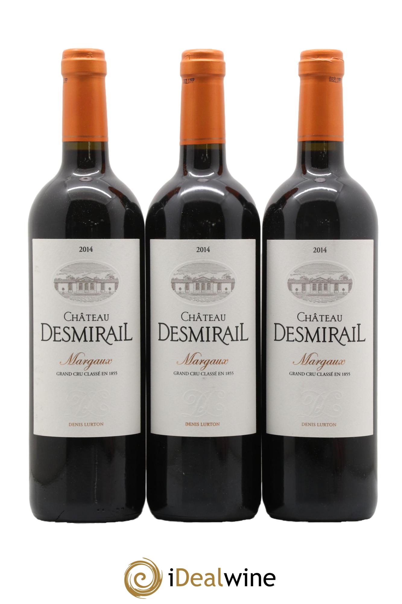 Château Desmirail 3ème Grand Cru Classé 2014 - Lotto di 3 bottiglie - 0