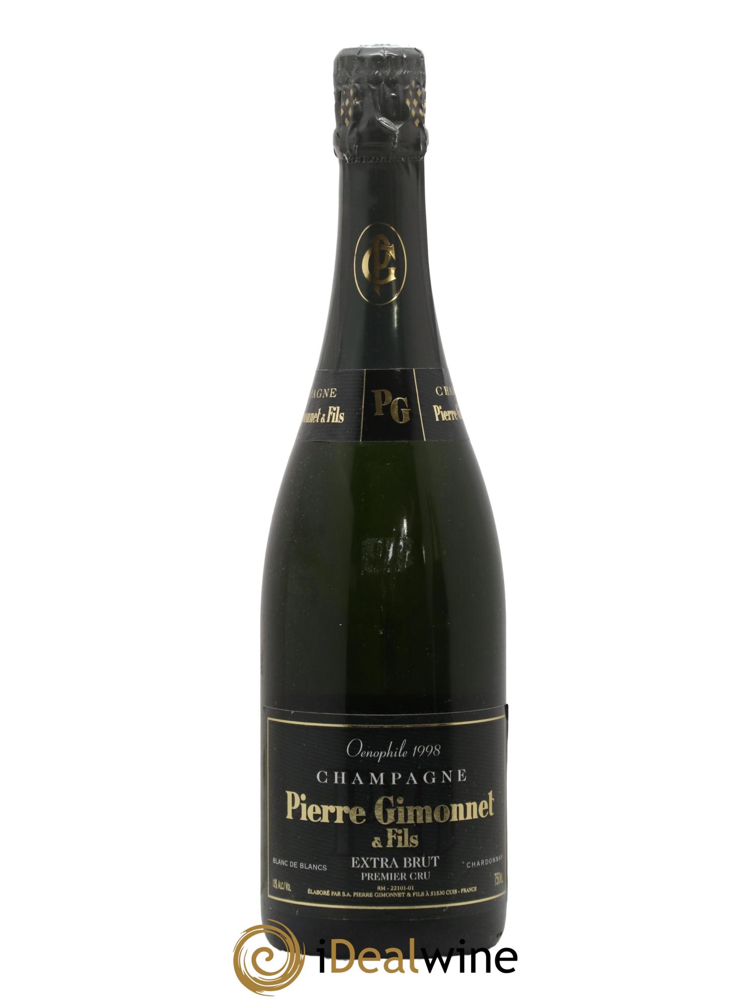 Oenophile Extra-Brut Pierre Gimonnet 1998 - Lot de 1 bouteille - 0