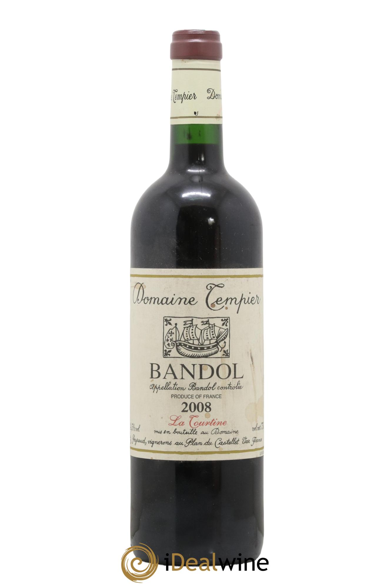 Bandol Domaine Tempier La Tourtine Famille Peyraud 2008 - Lot de 1 bouteille - 0