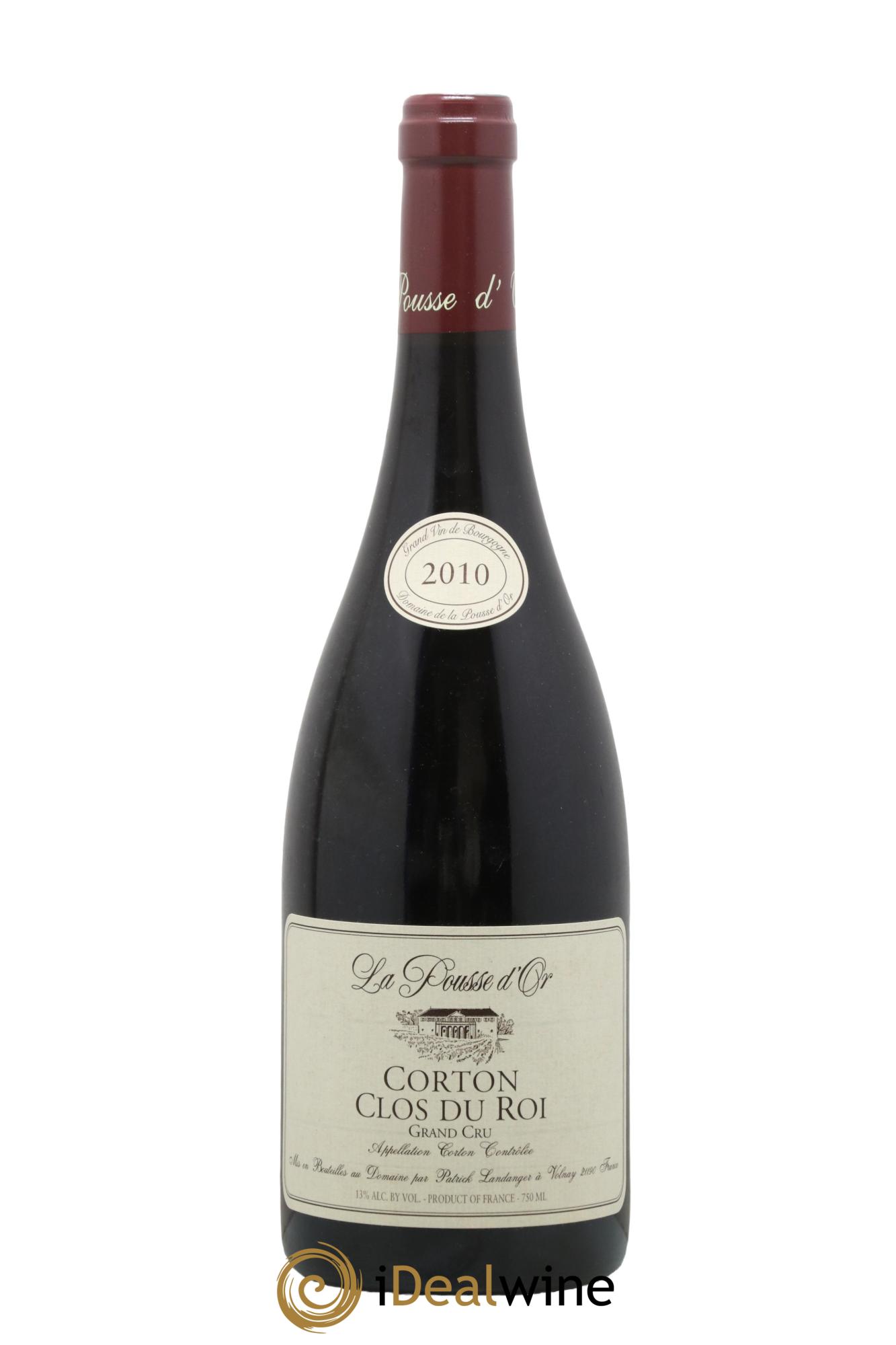 Corton Grand Cru Clos du Roi La Pousse d'Or (Domaine de) 2010 - Lot de 1 bouteille - 0