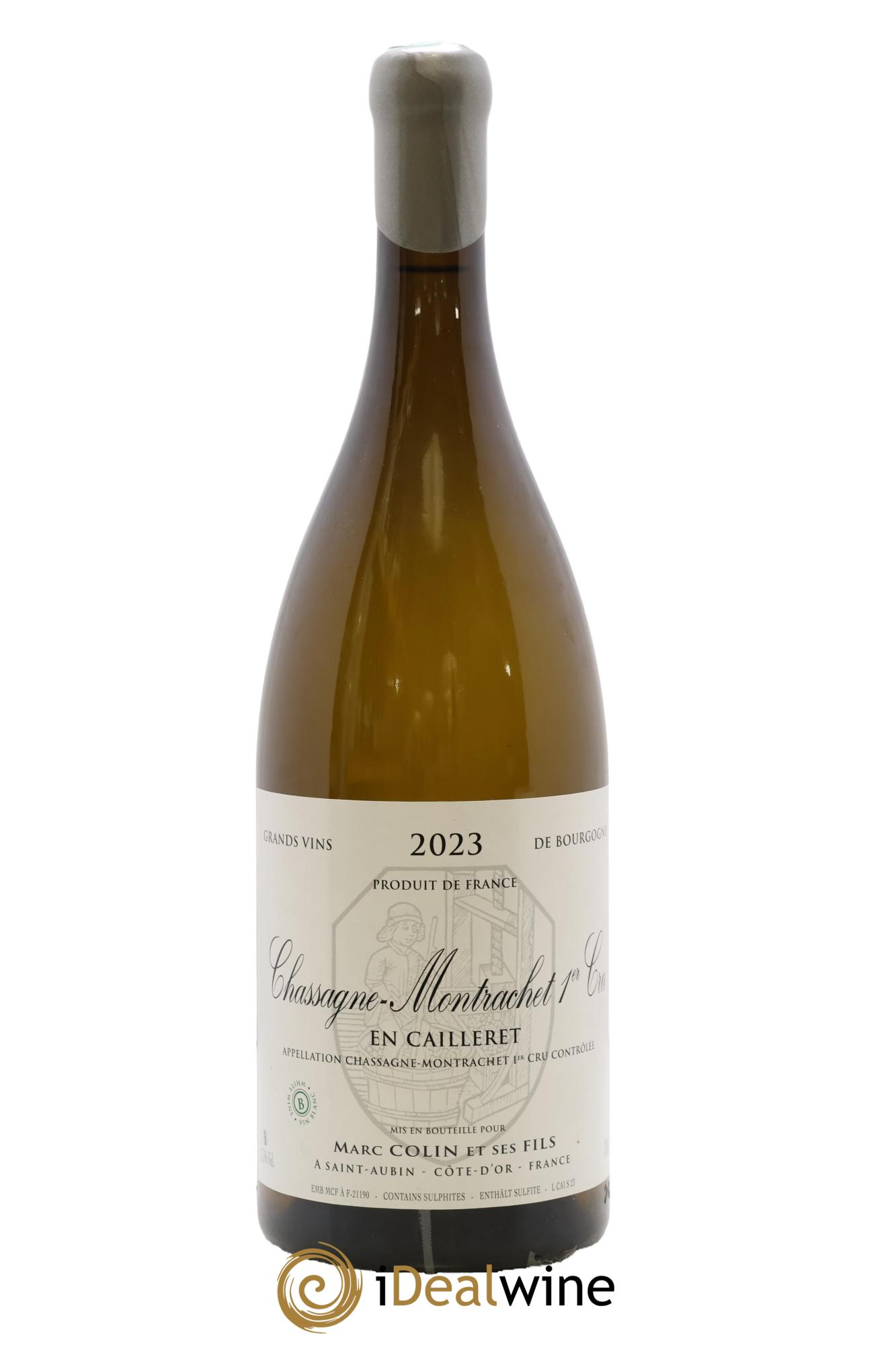 Chassagne-Montrachet 1er Cru Les Caillerets Marc Colin & Fils 2023 - Lot of 1 magnum - 0