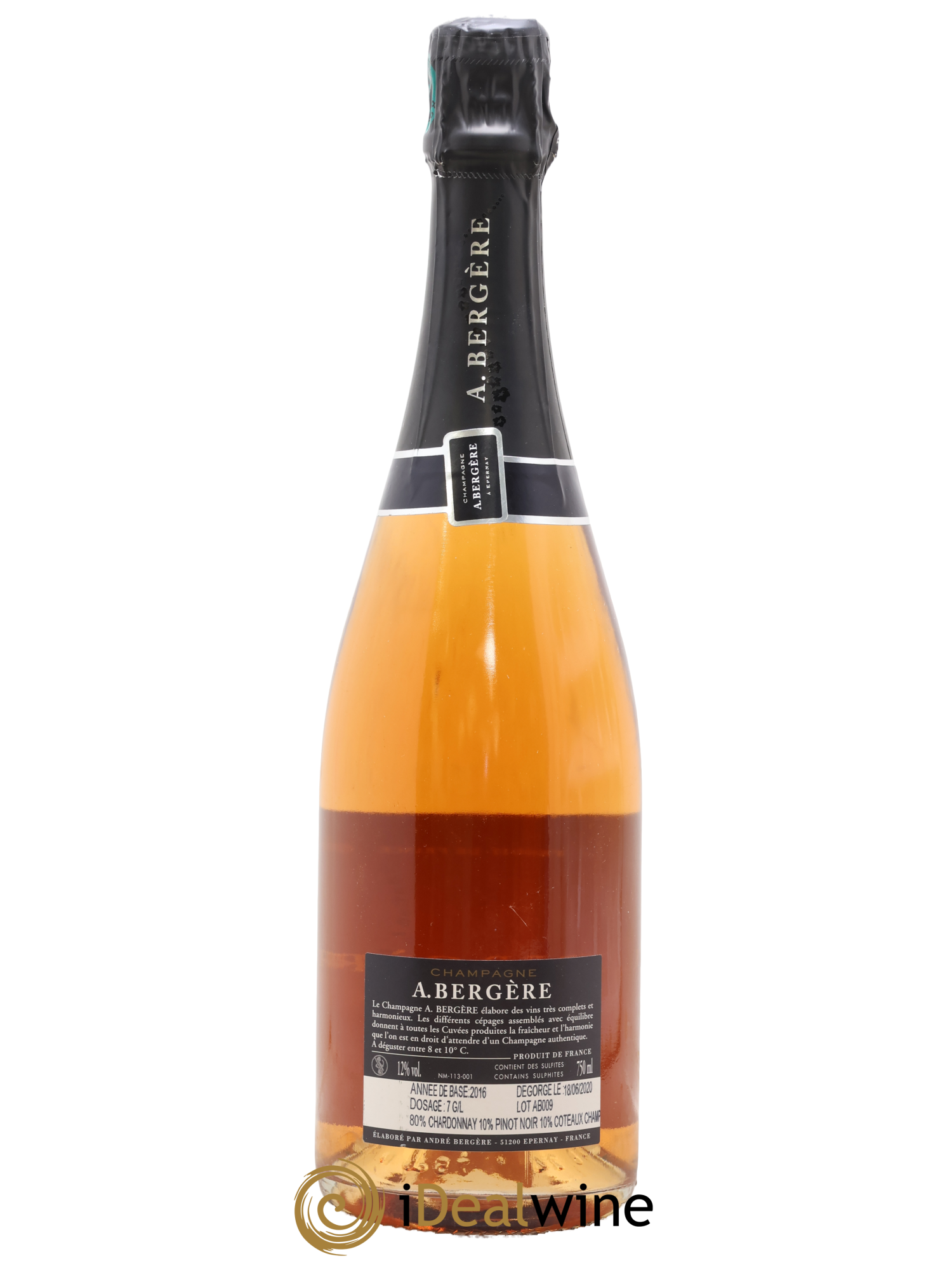 Champagne - Brut A. Bergere - Lot of 1 bottle - 1