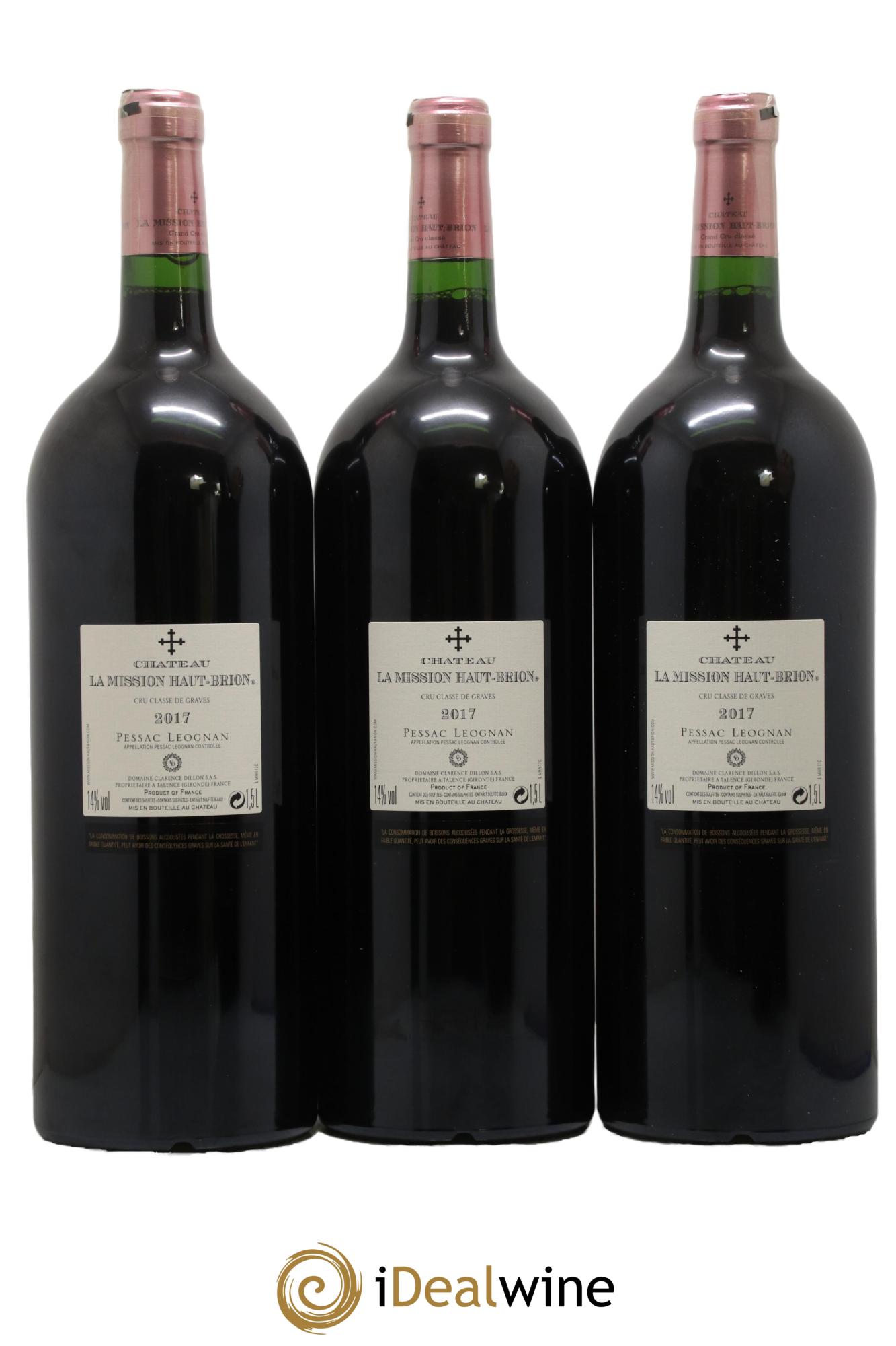 Château la Mission Haut-Brion Cru Classé de Graves 2017 - Lot de 3 magnums - 1