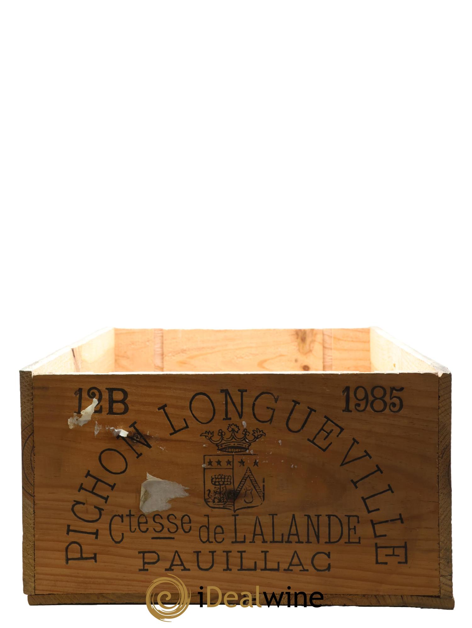 Château Pichon Longueville Comtesse de Lalande 2ème Grand Cru Classé  1985 - Lot de 12 bouteilles - 6
