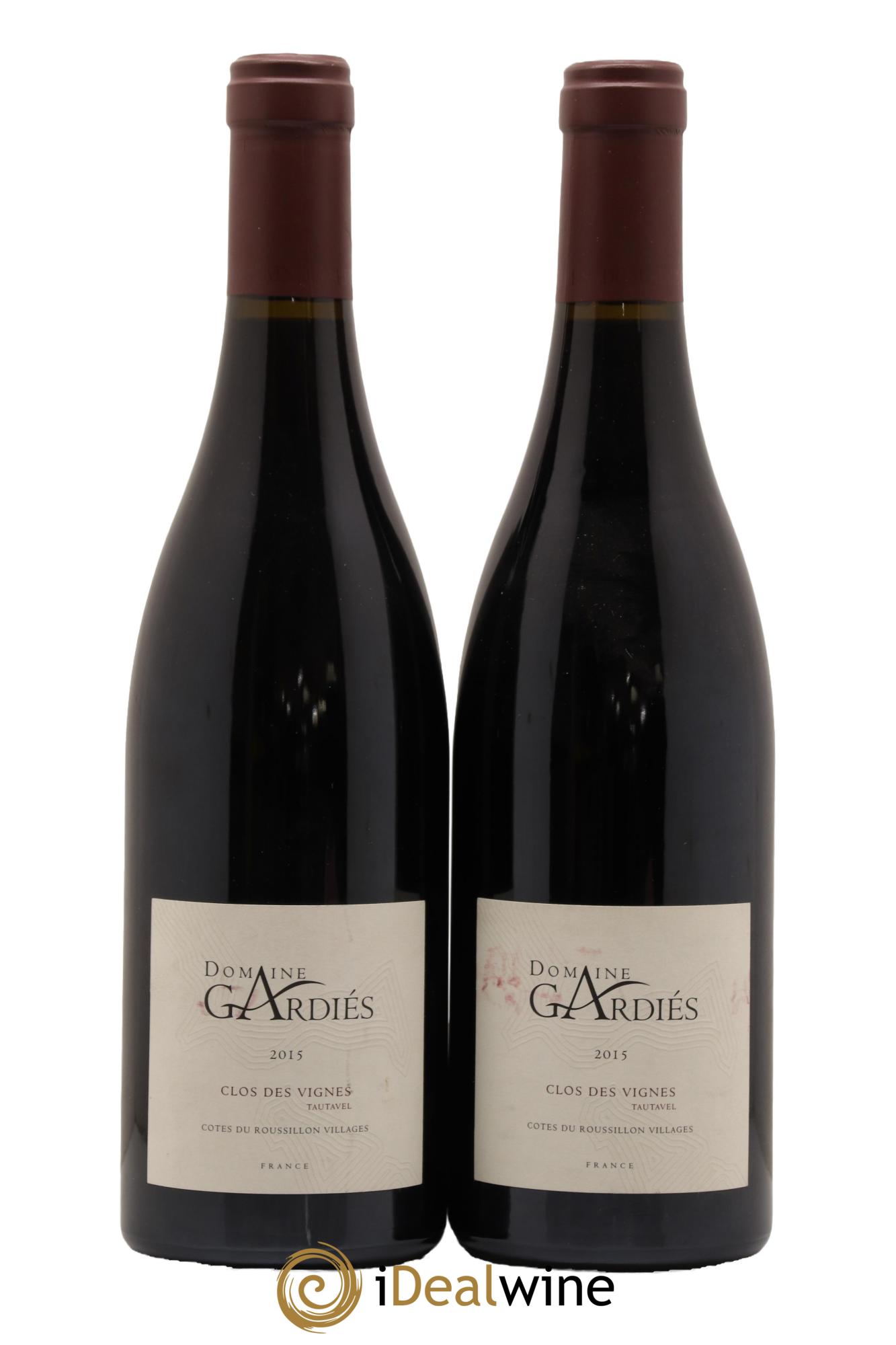 Côtes du Roussillon Villages - Tautavel Gardiés (Domaine) Clos des Vignes 2015 - Lot de 2 bouteilles - 0