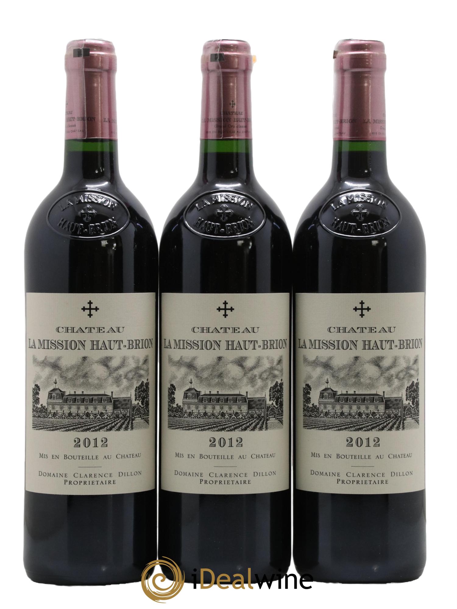 Château la Mission Haut-Brion Cru Classé de Graves 2012 - Lot de 6 bouteilles - 2