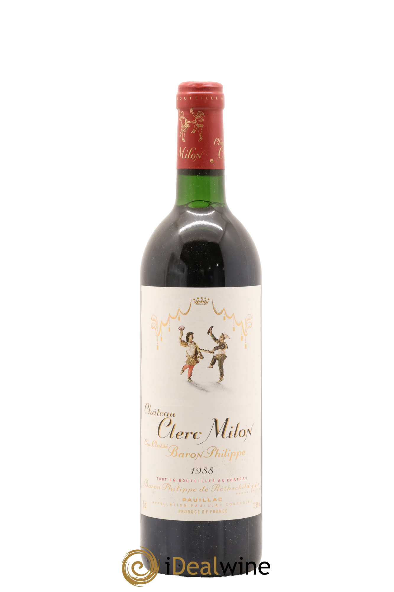 Château Clerc Milon 5ème Grand Cru Classé 1988 - Posten von 1 Flasche - 0
