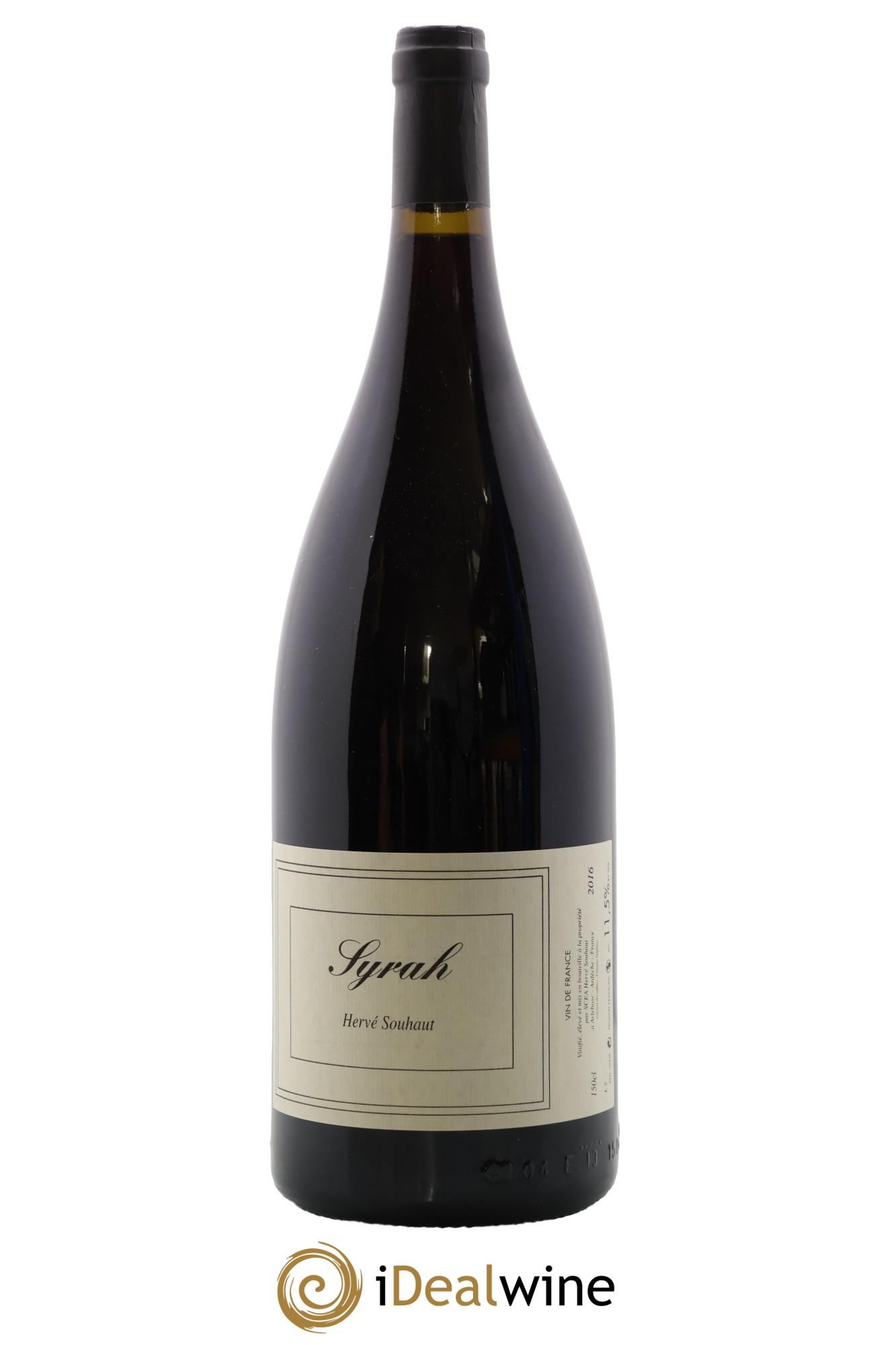 Vin de France Syrah Hervé Souhaut - Domaine Romaneaux-Destezet 2016 - Lot de 1 magnum - 0