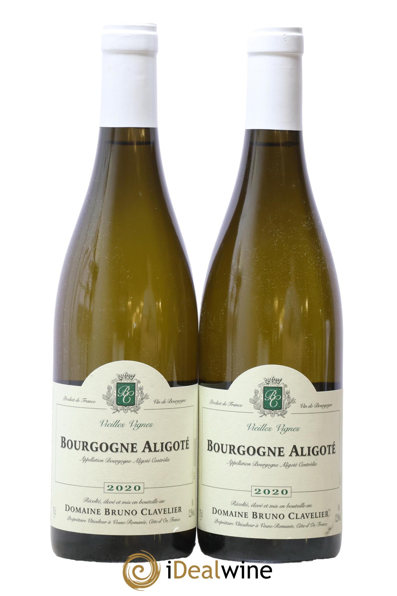 Bourgogne Aligoté Vieilles Vignes Bruno Clavelier 2020 - Lot de 2 bouteilles - 0