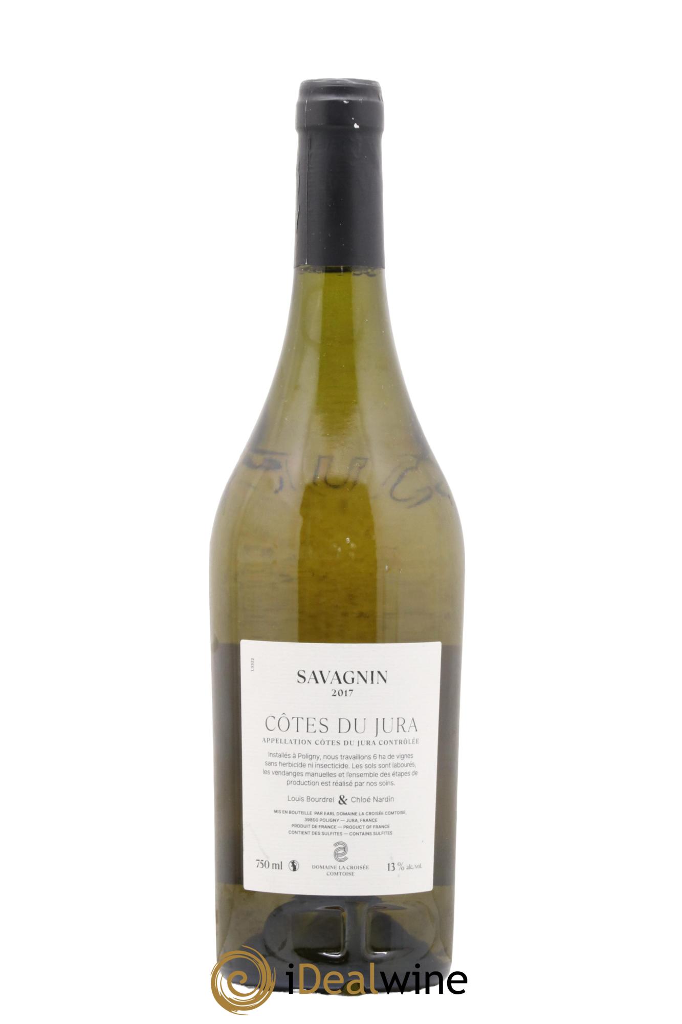 Côtes du Jura Savagnin La Croisée Comtoise 2017 - Lot de 1 bouteille - 1
