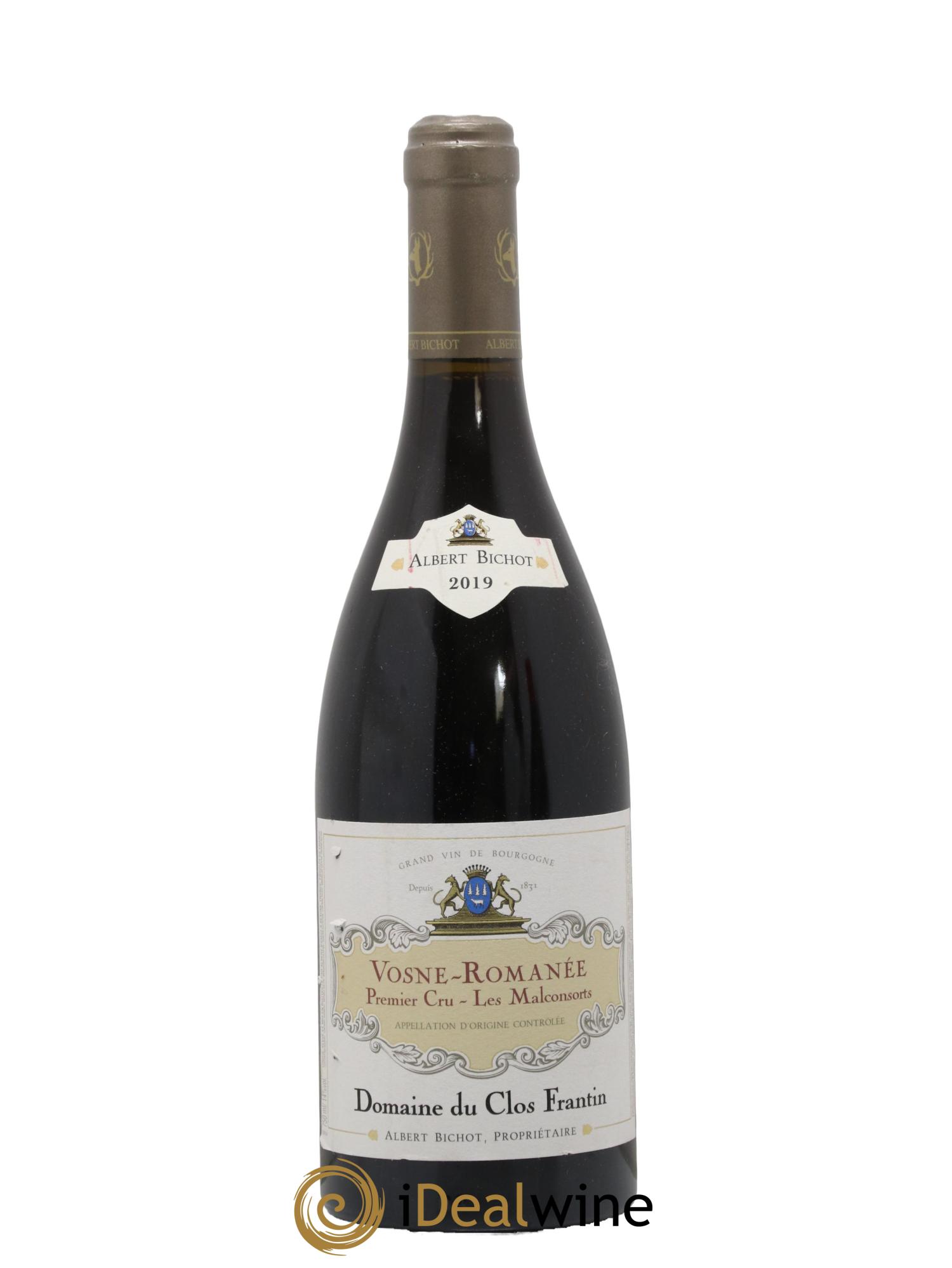 Vosne-Romanée 1er Cru Les Malconsorts Clos Frantin - Albert Bichot 2019 - Lot de 1 bouteille - 0