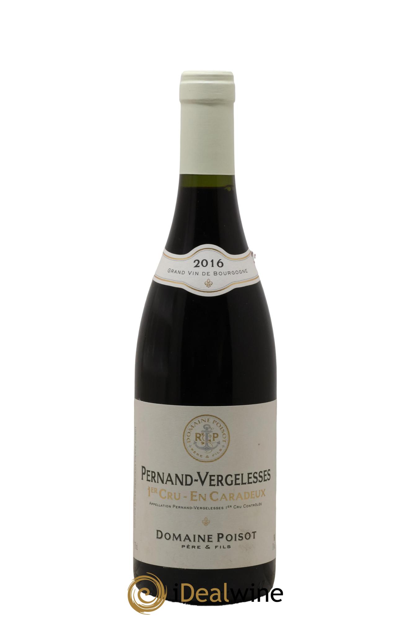 Pernand-Vergelesses 1er Cru En Caradeux Poisot Père et Fils 2016 - Lot of 1 bottle - 0