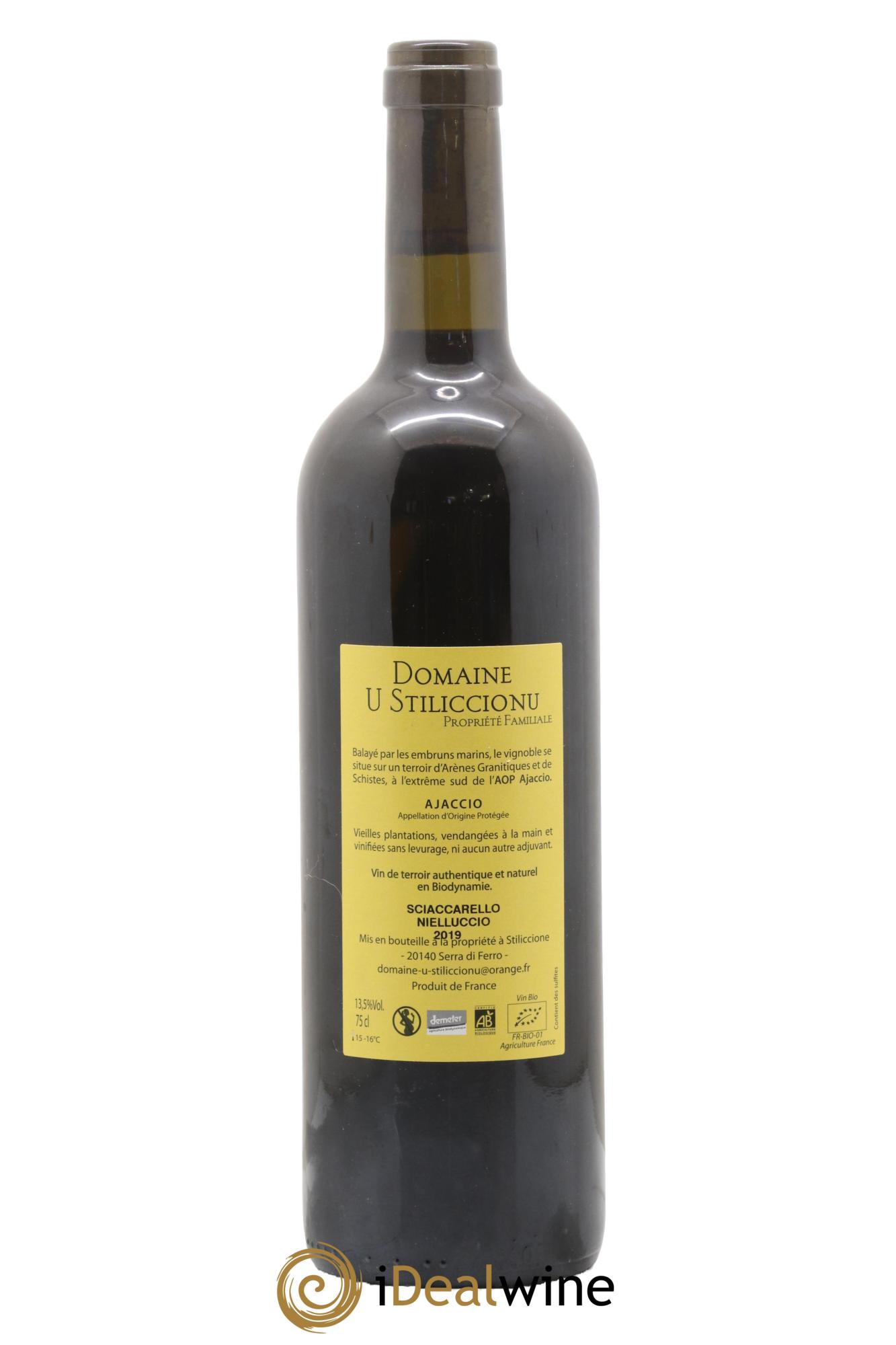 Ajaccio Kalliste Domaine U Stiliccionu 2019 - Lot of 1 bottle - 1