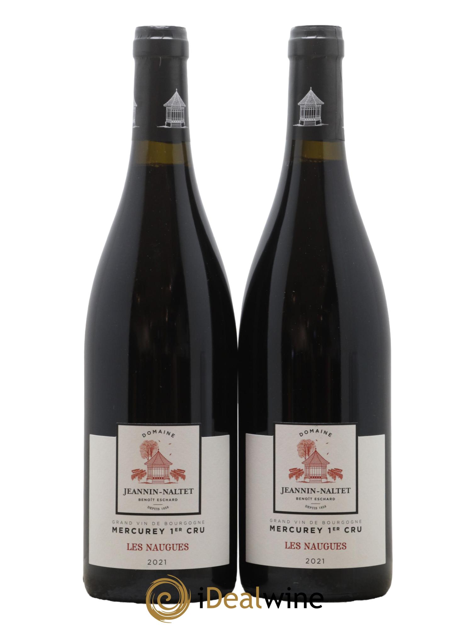 Mercurey 1er Cru Les Naugues Jeannin Naltet 2021 - Lot de 2 bouteilles - 0