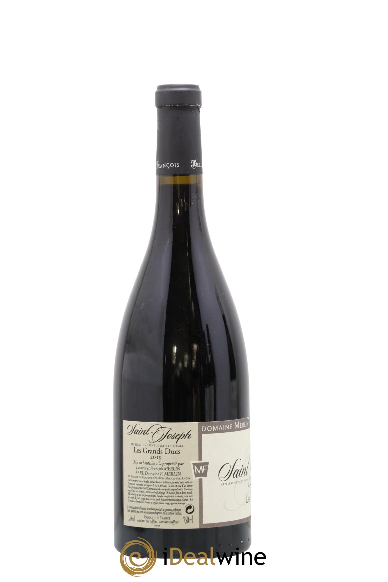 Saint-Joseph Les Grands Ducs François Merlin 2019 - Lotto di 1 bottiglia - 1