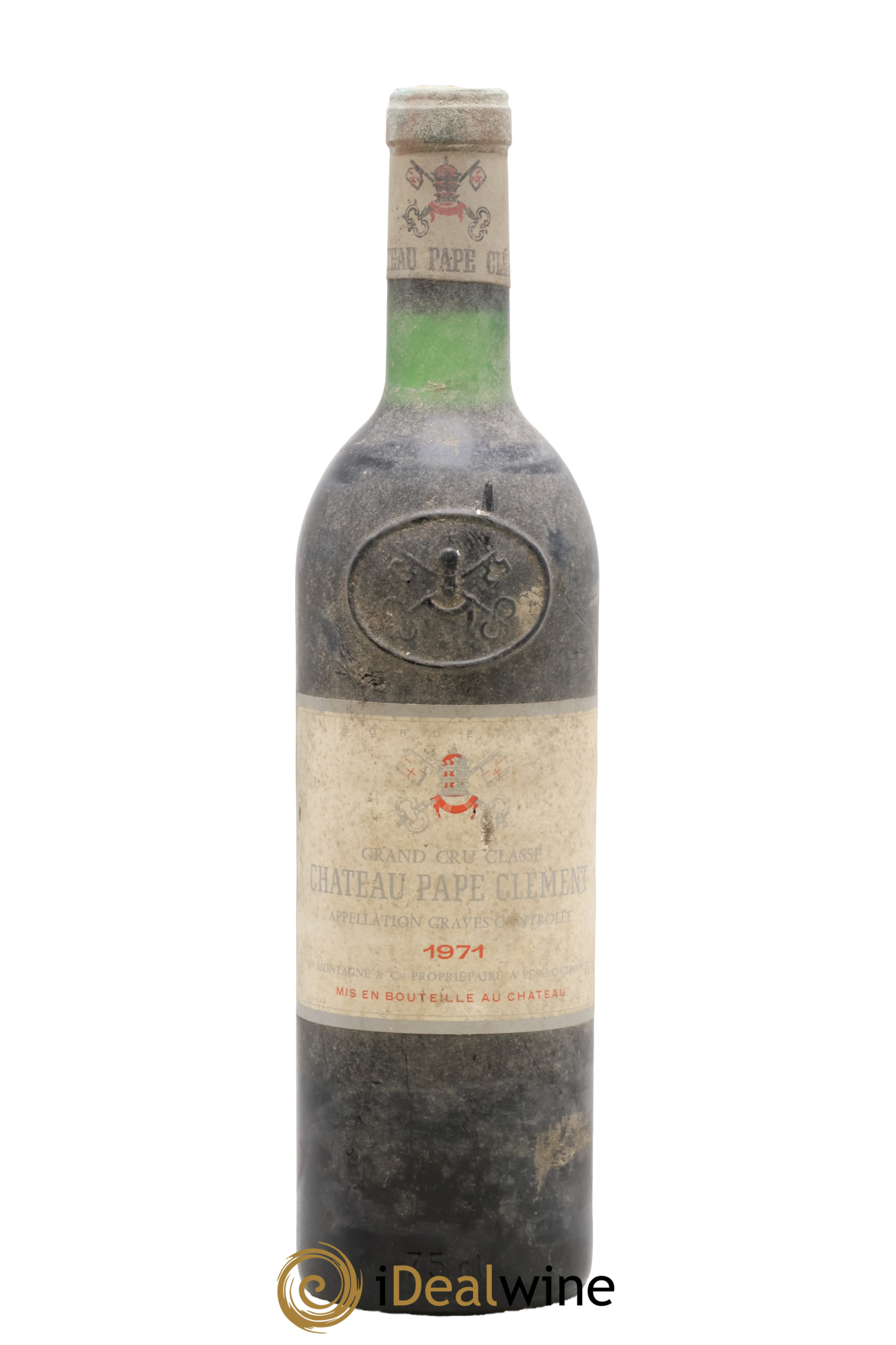 Château Pape Clément Cru Classé de Graves 1971 - Lot de 1 bouteille - 0