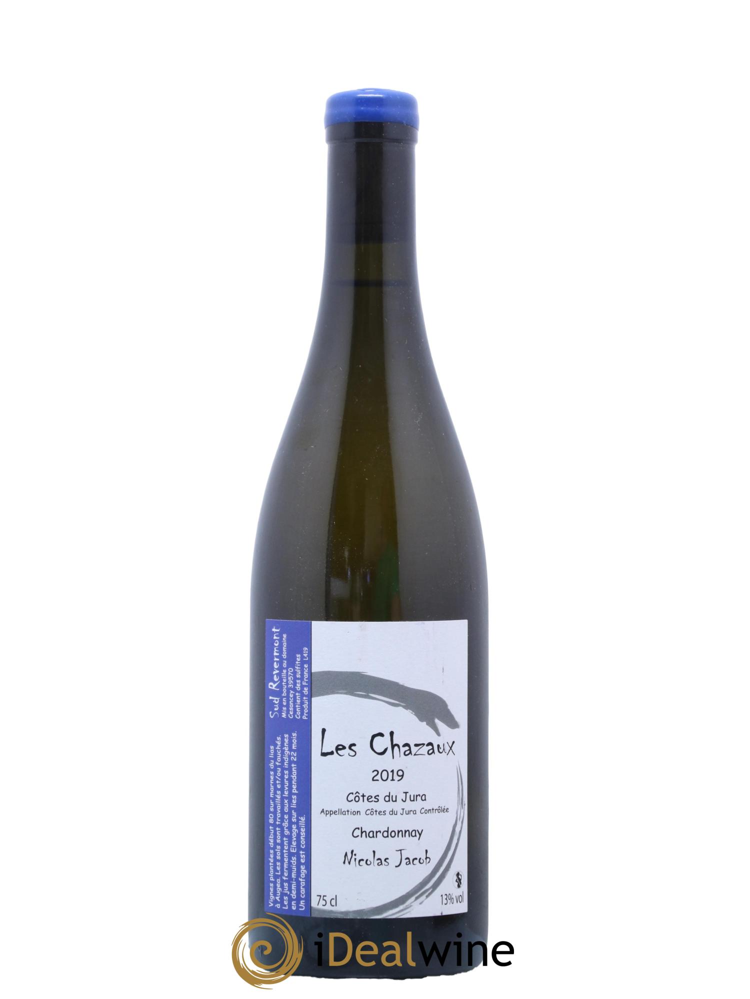 Côtes du Jura Chardonnay Les Chazaux Nicolas Jacob 2019 - Lot de 1 bouteille - 0