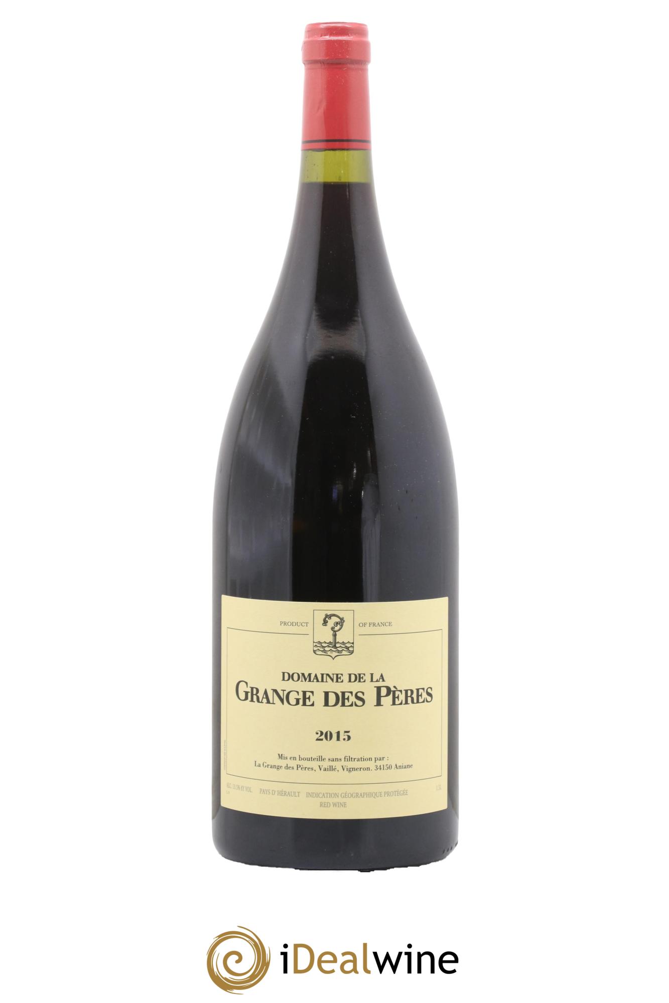 IGP Pays d'Hérault Grange des Pères Laurent Vaillé  2015 - Lot de 1 magnum - 0