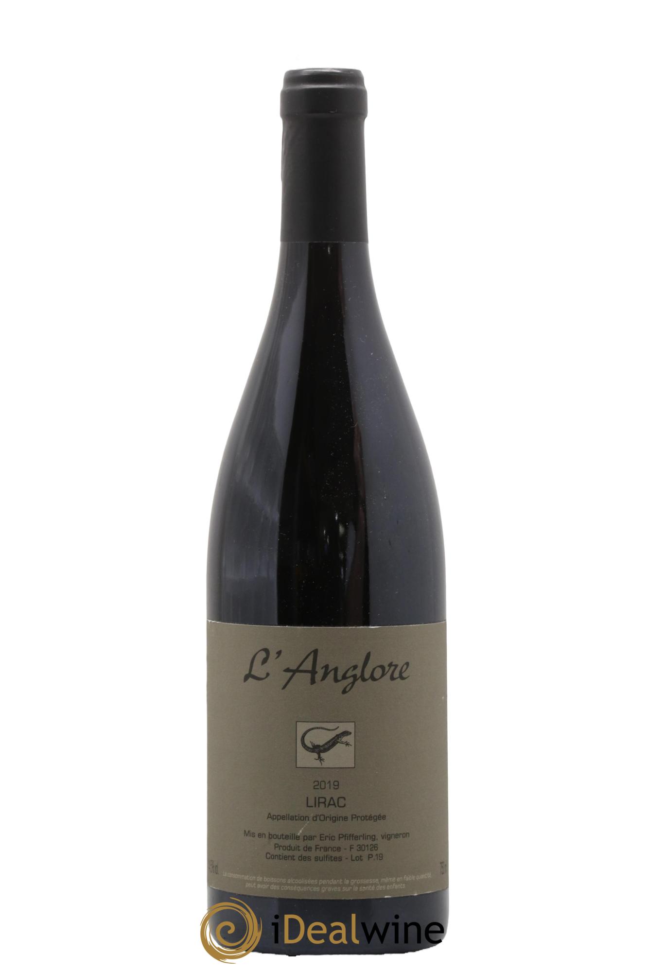 Lirac L'Anglore 2019 - Lotto di 1 bottiglia - 0