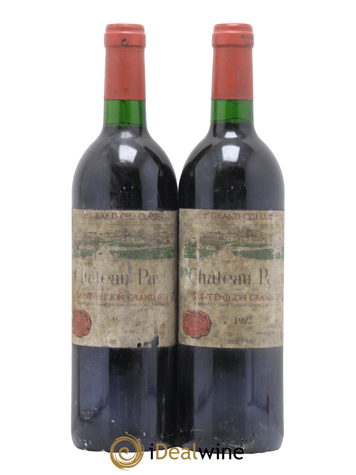 Château Pavie 1er Grand Cru Classé A 1992 - Lot of 2 bottles - 0
