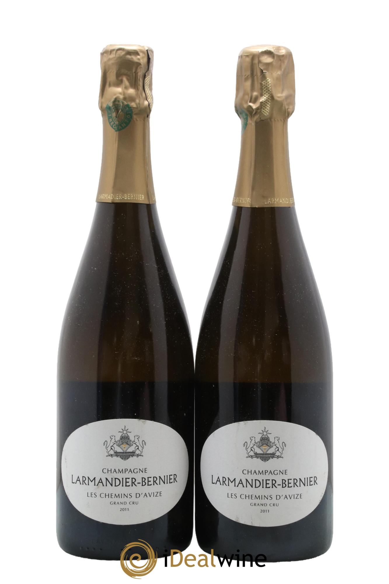 Les Chemins d'Avize Grand Cru Extra-Brut Larmandier-Bernier 2011 - Lot de 2 bouteilles - 0