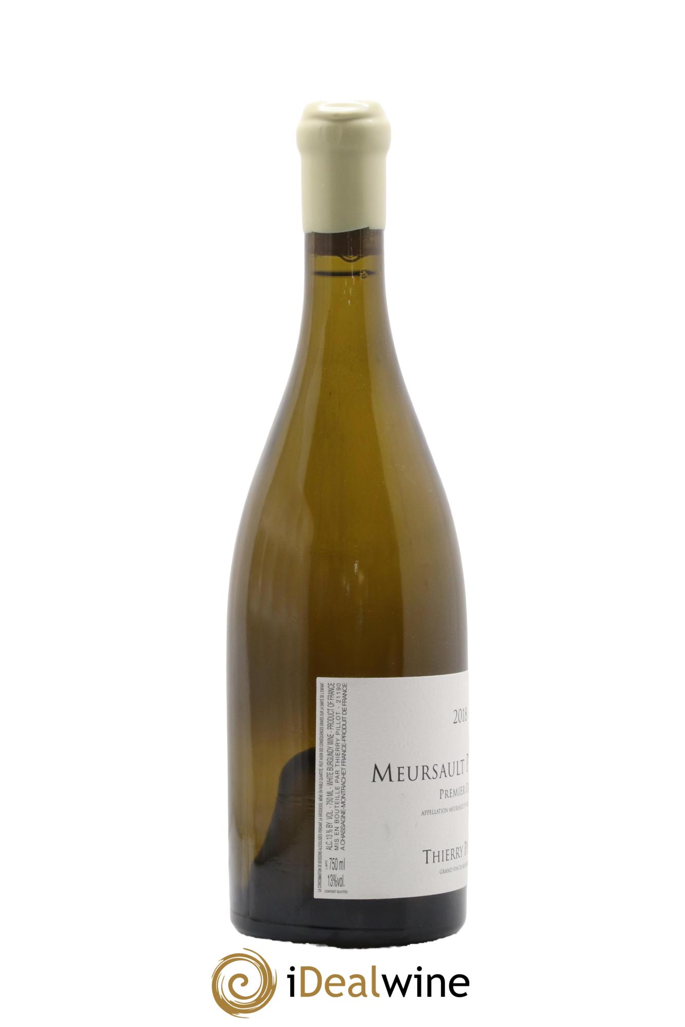 Meursault 1er Cru Porusot Domaine Thierry Pillot 2018 - Posten von 1 Flasche - 1