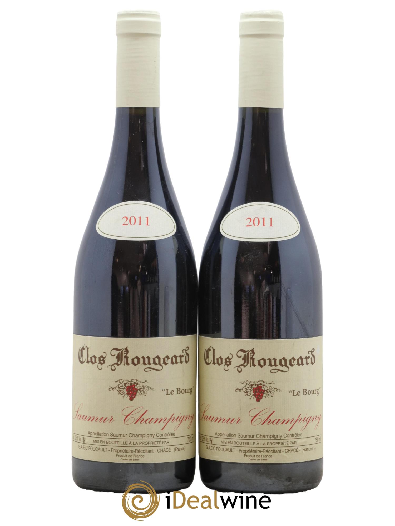 Saumur-Champigny Le Bourg Clos Rougeard 2011 - Lot de 2 bouteilles - 0