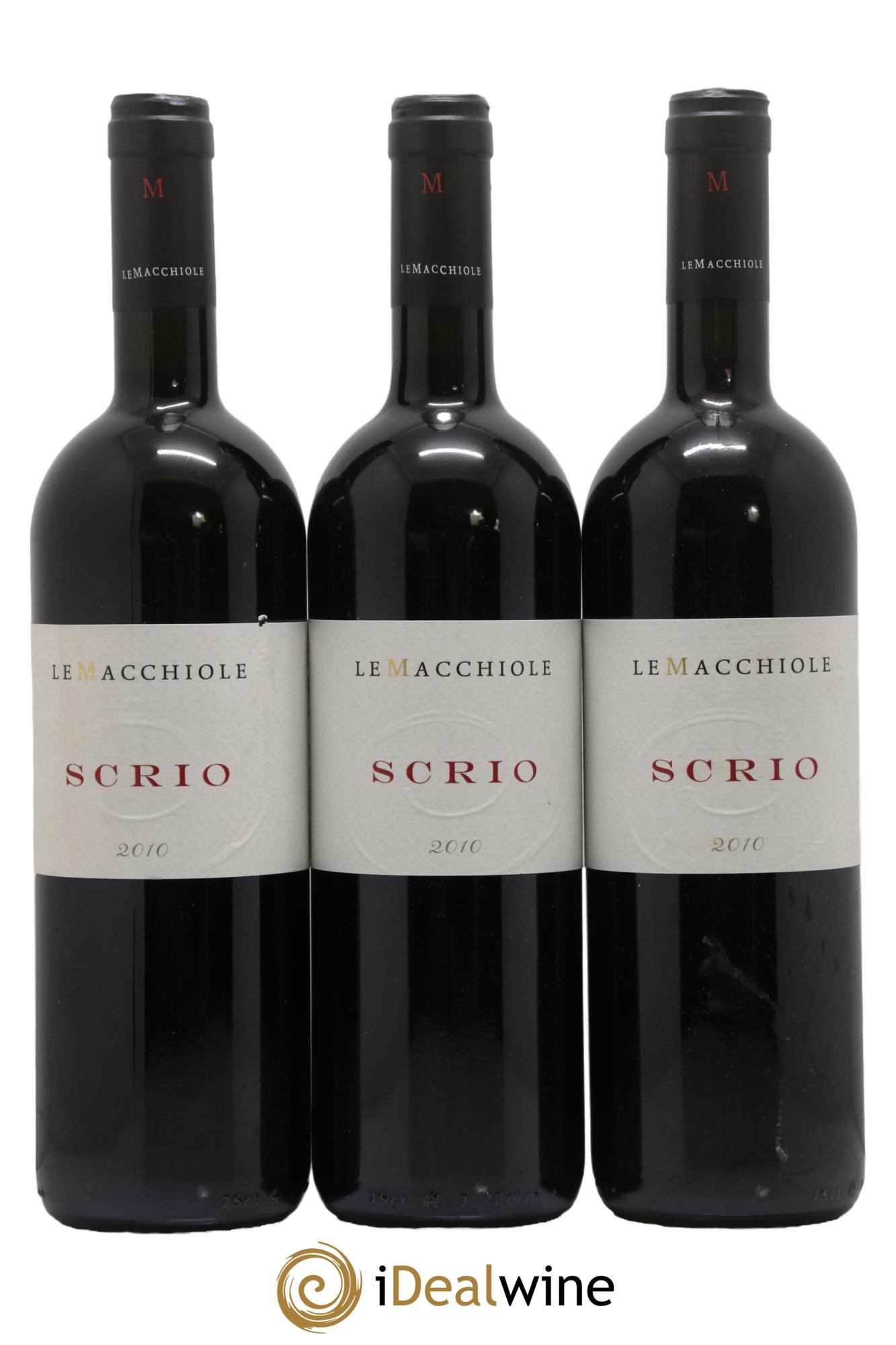 Toscana IGT Le Macchiole Scrio Le Macchiole 2010 - Lot of 3 bottles - 0